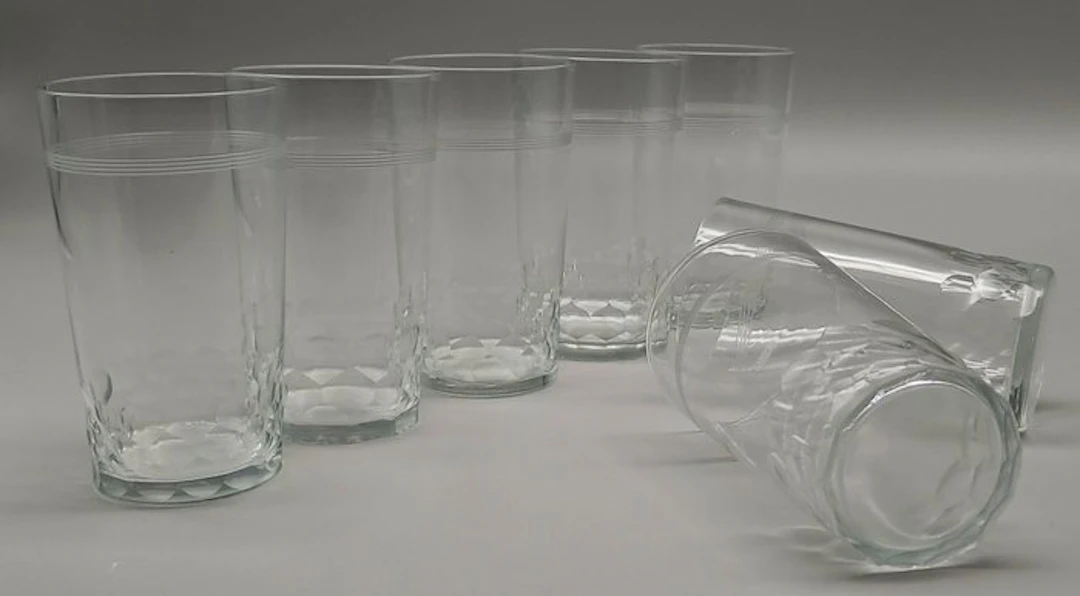Baccarat - Drinking set (7) - Scales & Fillets - Crystal