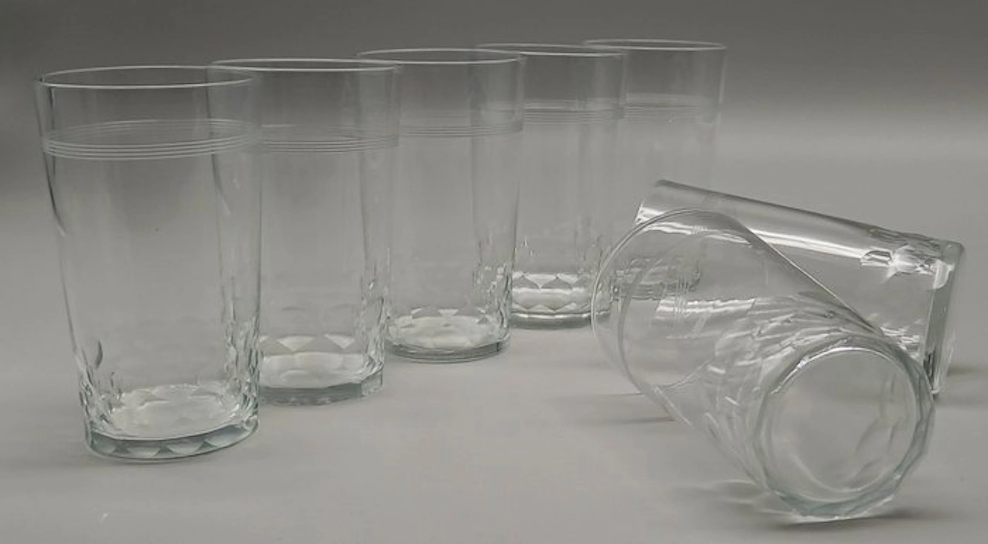 Baccarat - Drinking set (7) - Scales & Fillets - Crystal