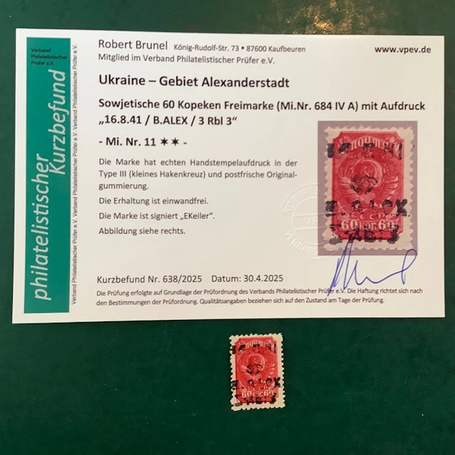 German Empire - Occupation of the Ukraine 1941...