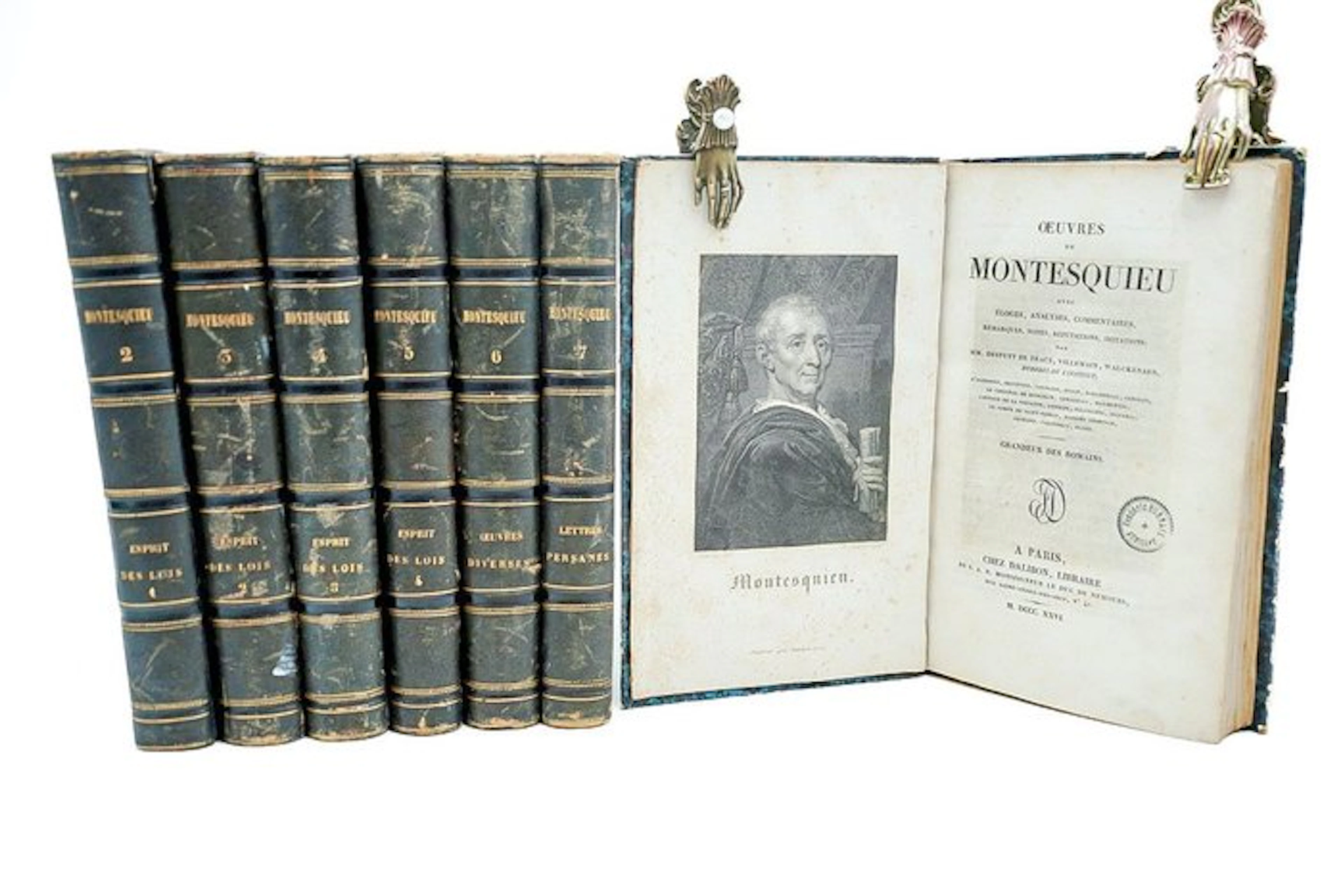 Montesquieu & MM. Desttut de Tracy / Müller - Œuvres de Montesquieu - 1826-1827