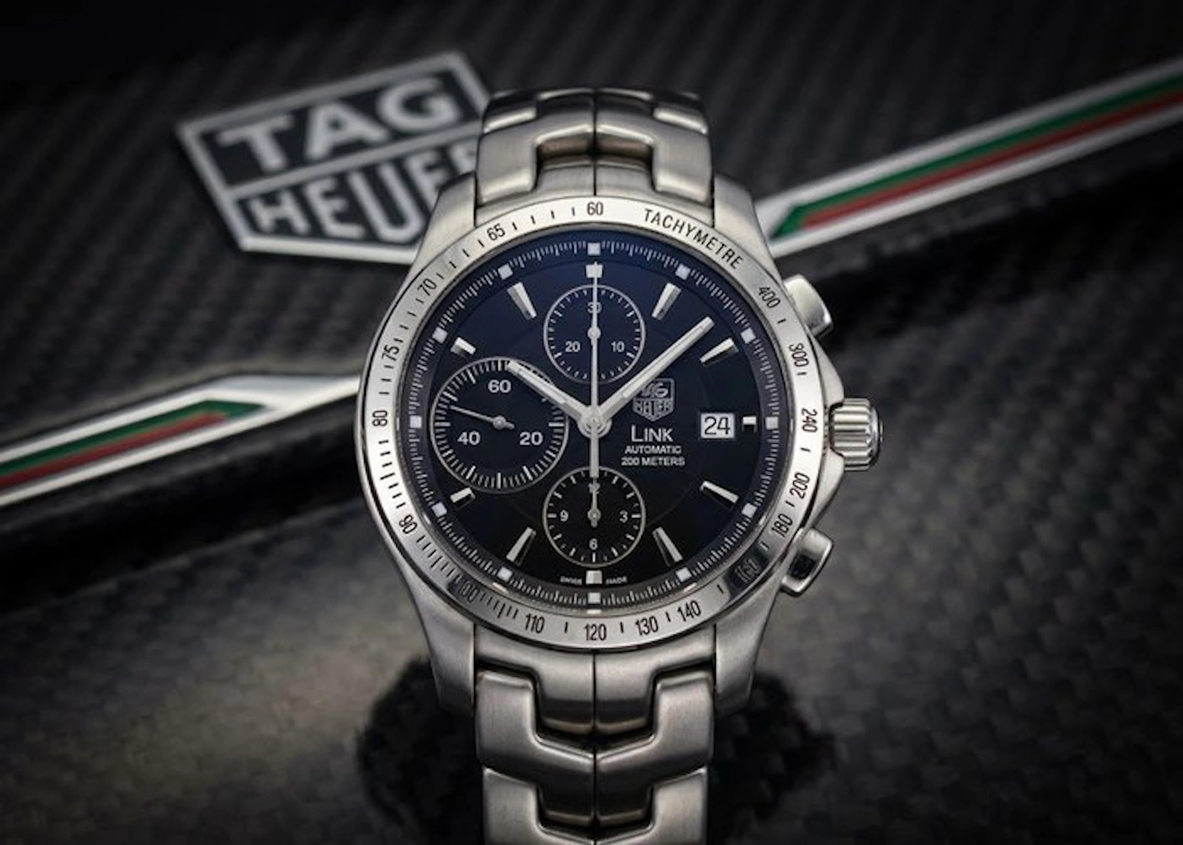 TAG Heuer - Link Calibre 16 Automatic Chronograph - No...