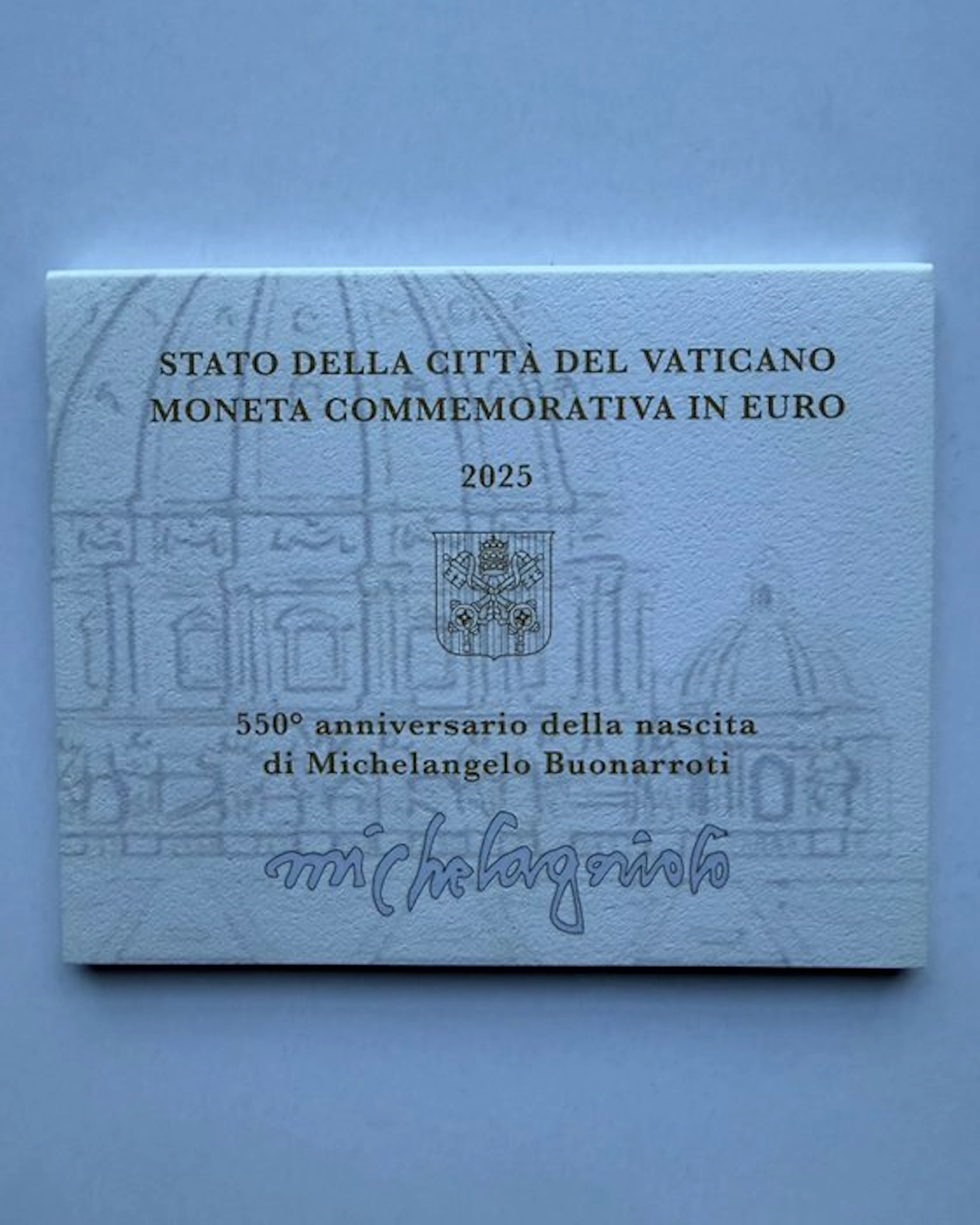 Vatican. 2 Euro 2025 "Michelangelo" (No reserve price)