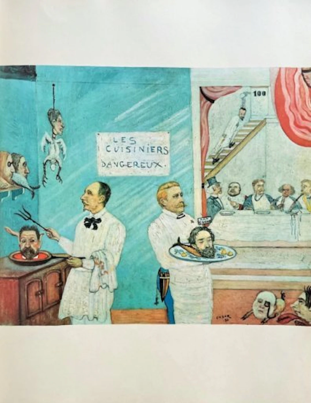 Ensor James ( 1860 - 1949 ) - Les cuisiniers dangereux