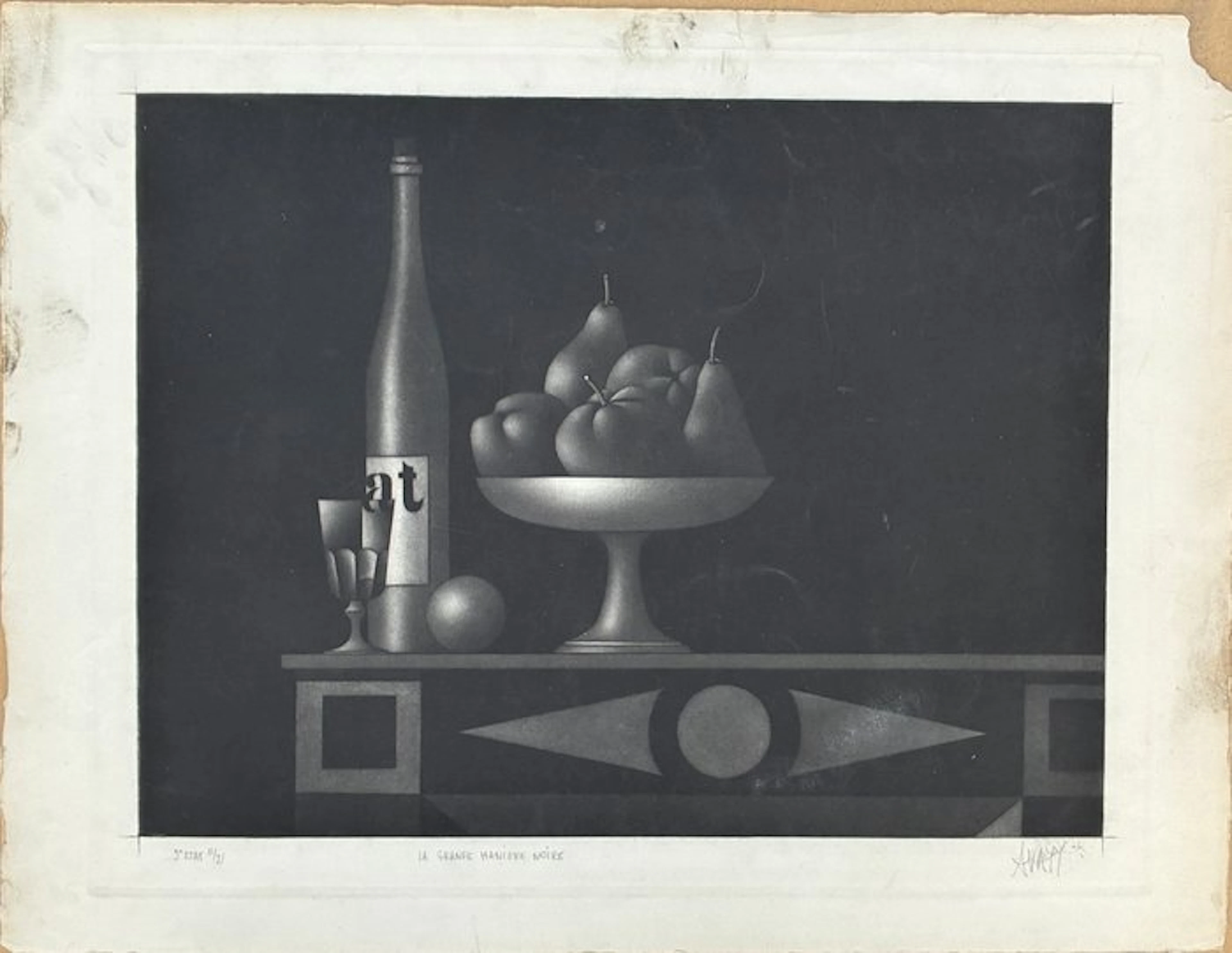 Mario Avati (1921-2009) - Nature morte aux poires - La...