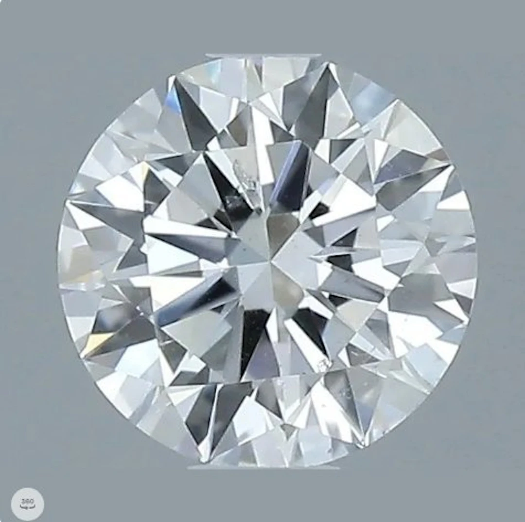 1 pcs Diamond (Natural) - 0.30 ct - Round - D...