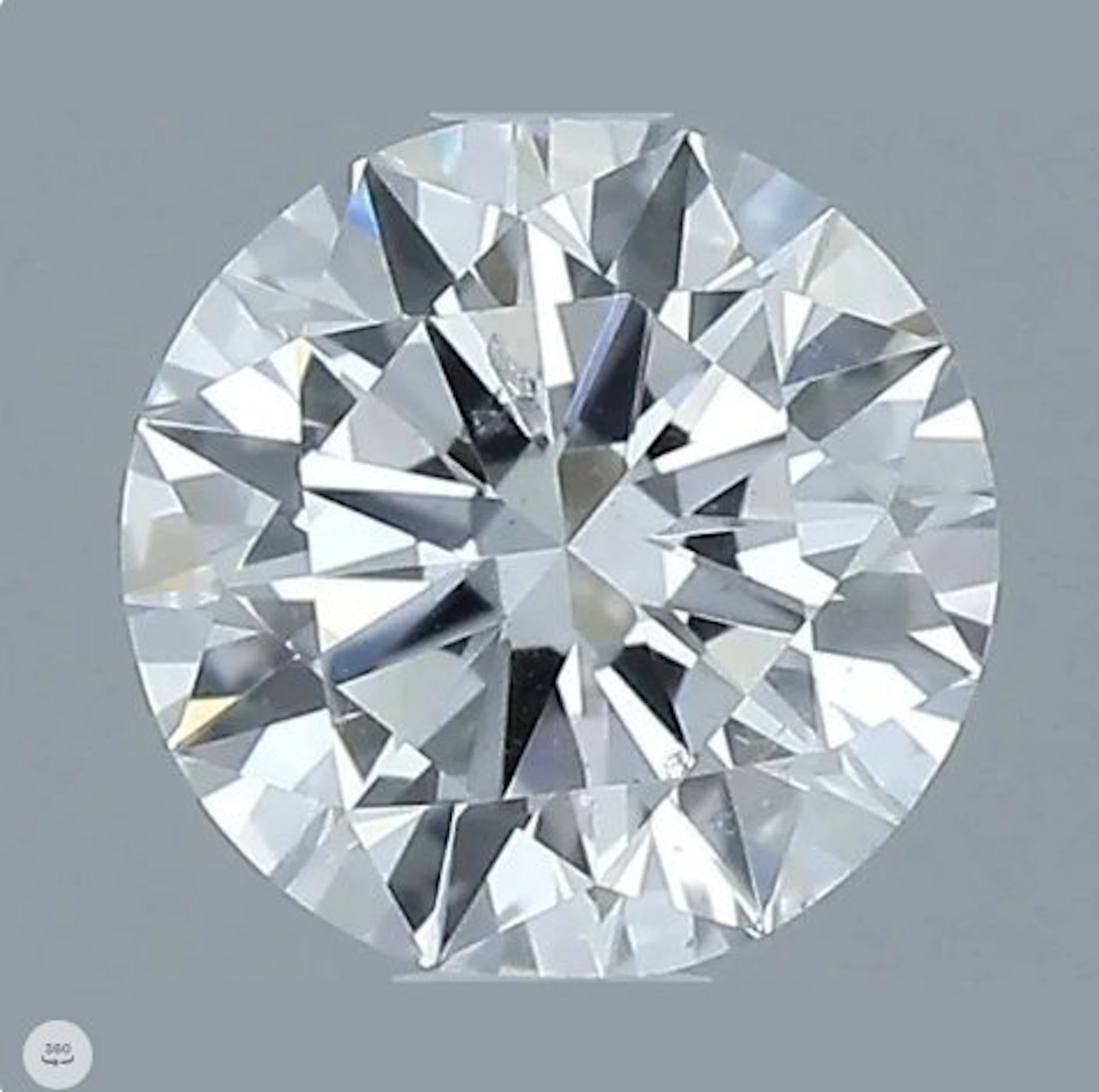 1 pcs Diamond (Natural) - 0.30 ct - Round - D...