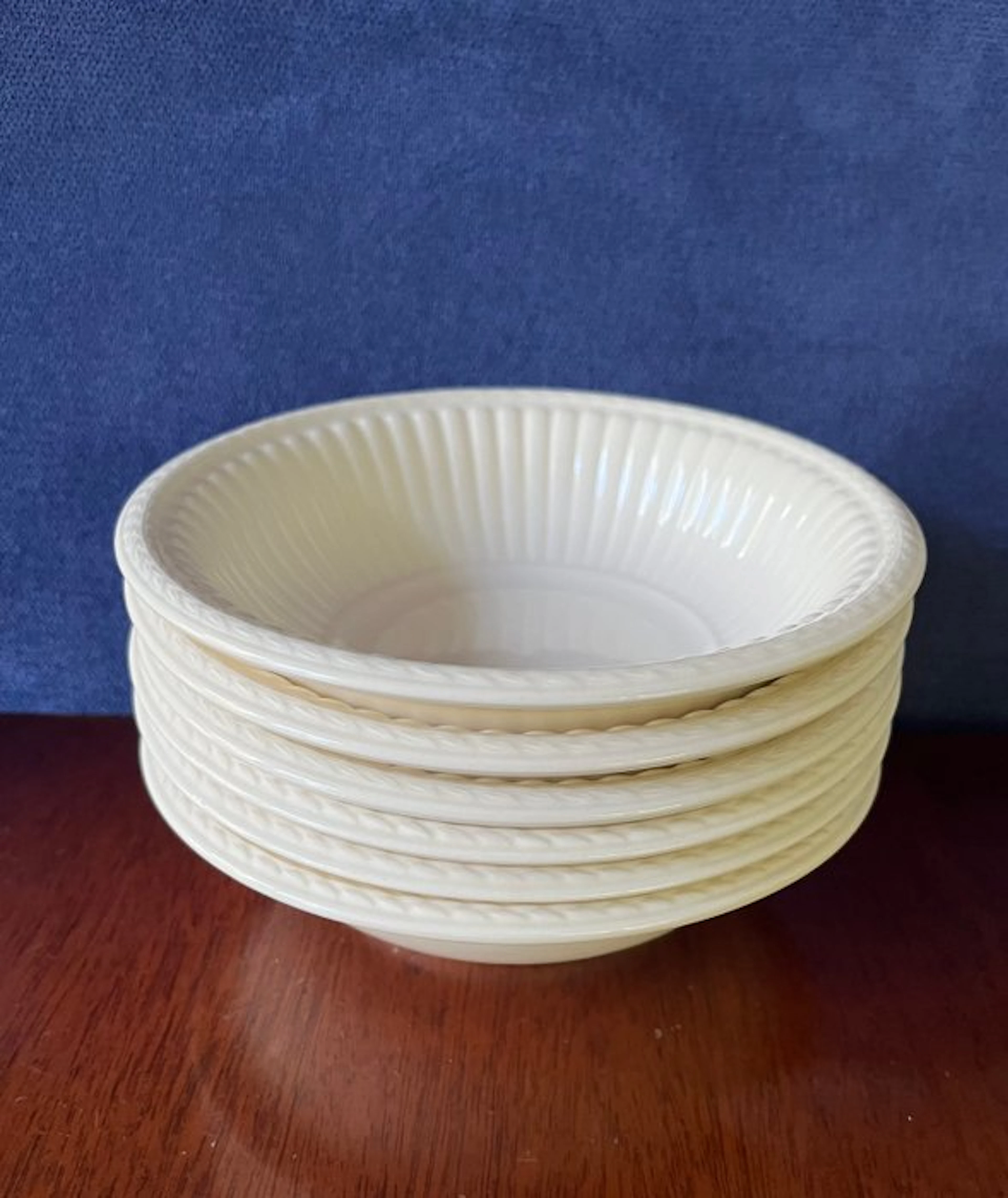 Wedgwood - Dinner service (6) - Edme - Pottery - 6 pap bowls