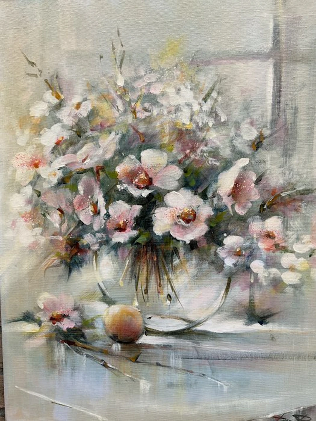 Don Raymond (XX) - Bloemen voor het raam.