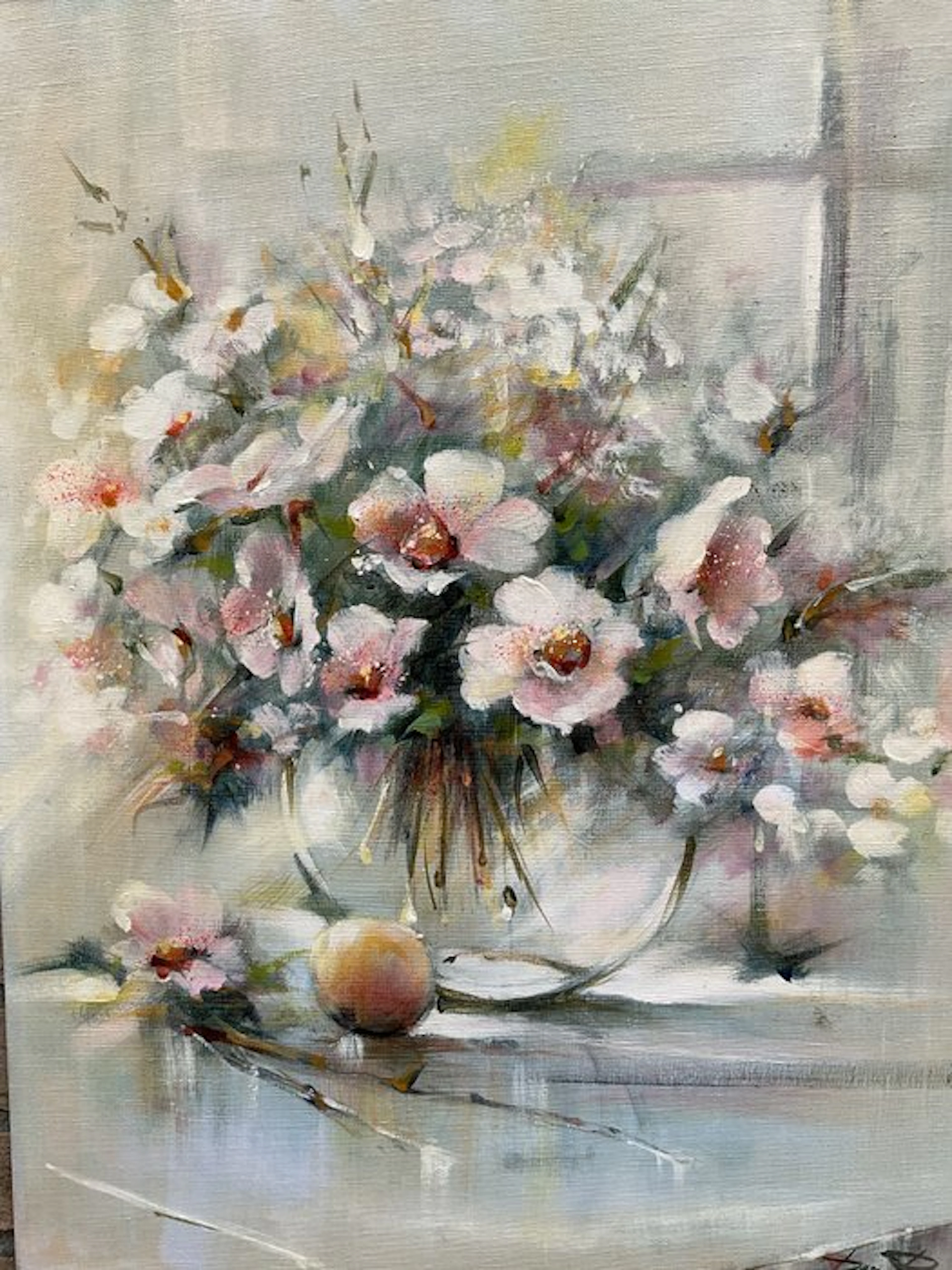 Don Raymond (XX) - Bloemen voor het raam.