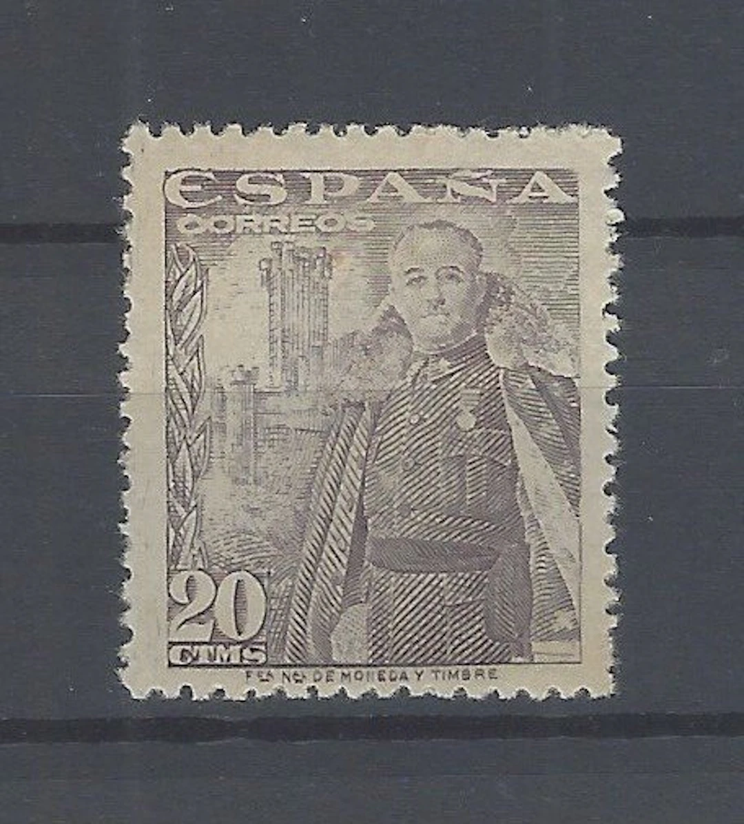 Spain 1948 - Rarest Franco - Not issued - Edifil nº NE 60