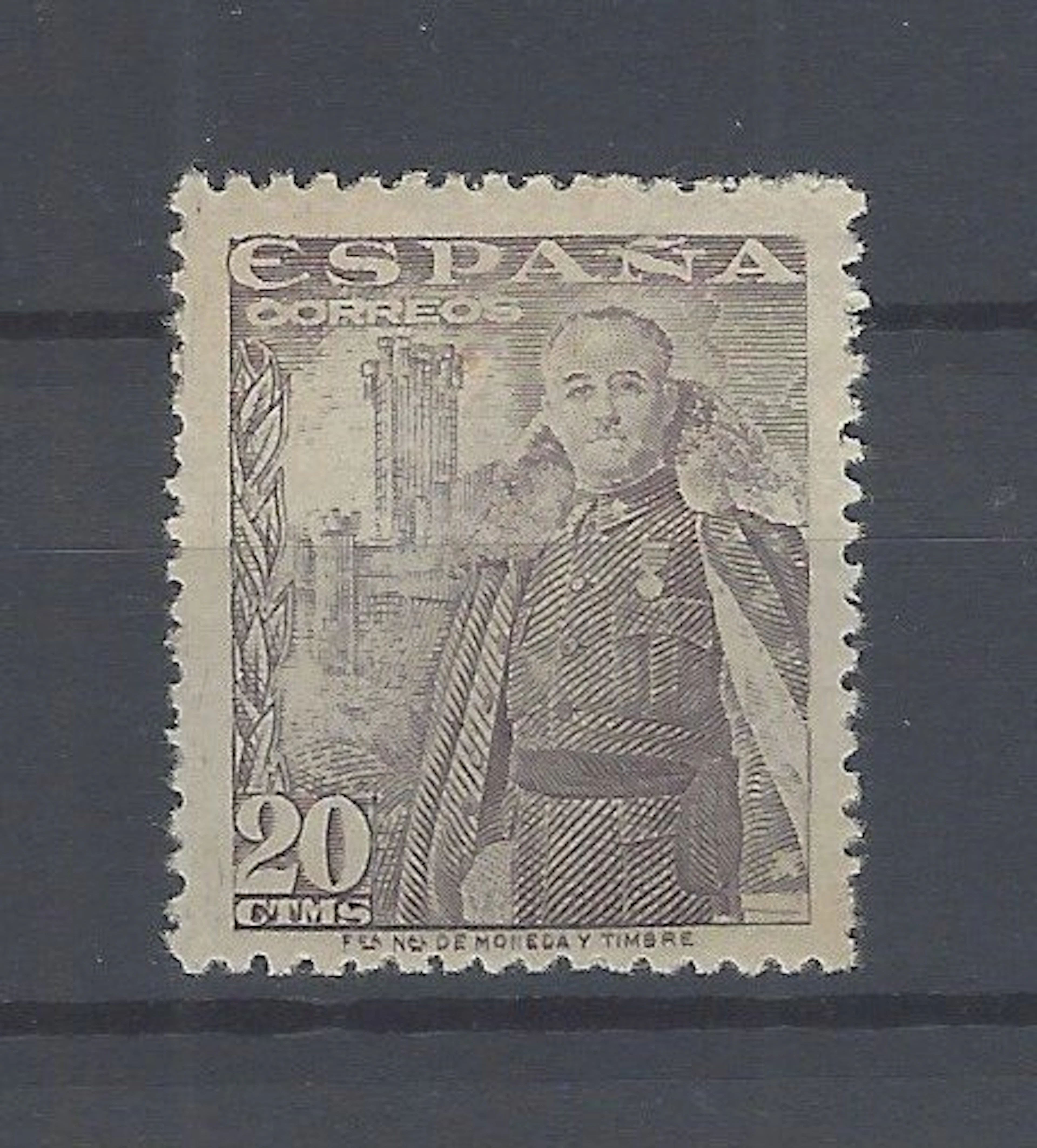 Spain 1948 - Rarest Franco - Not issued - Edifil nº NE 60