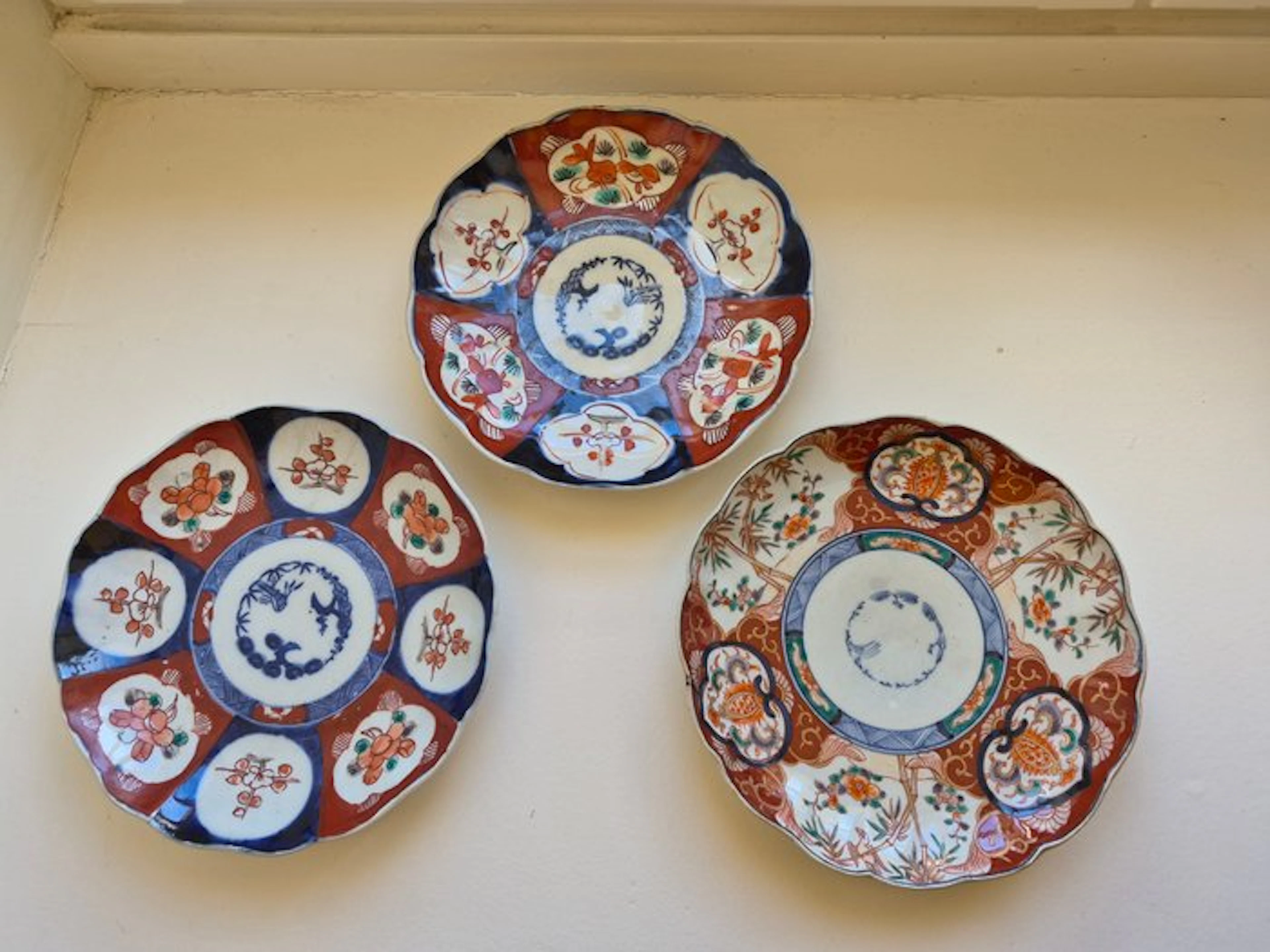 Imari - Plate (3) - Porcelain