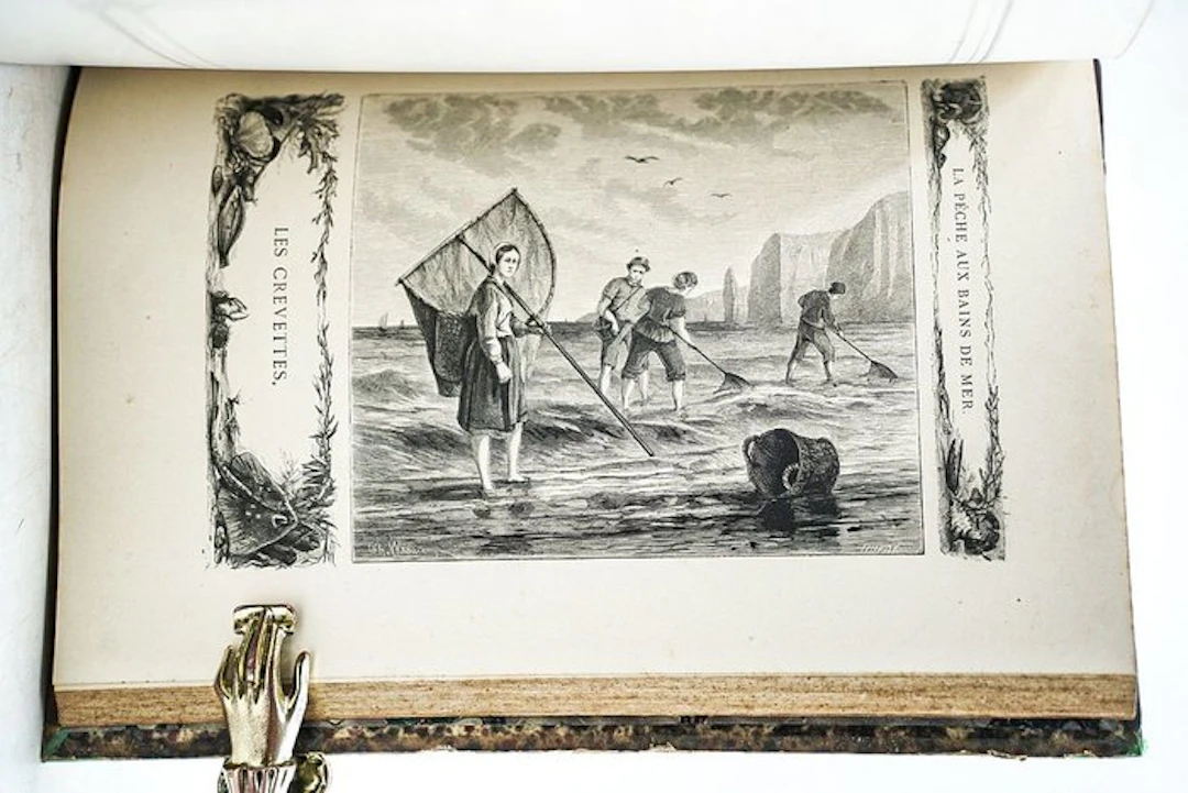 H. De la Blanchère - La Pêche aux bains de mer - 1880