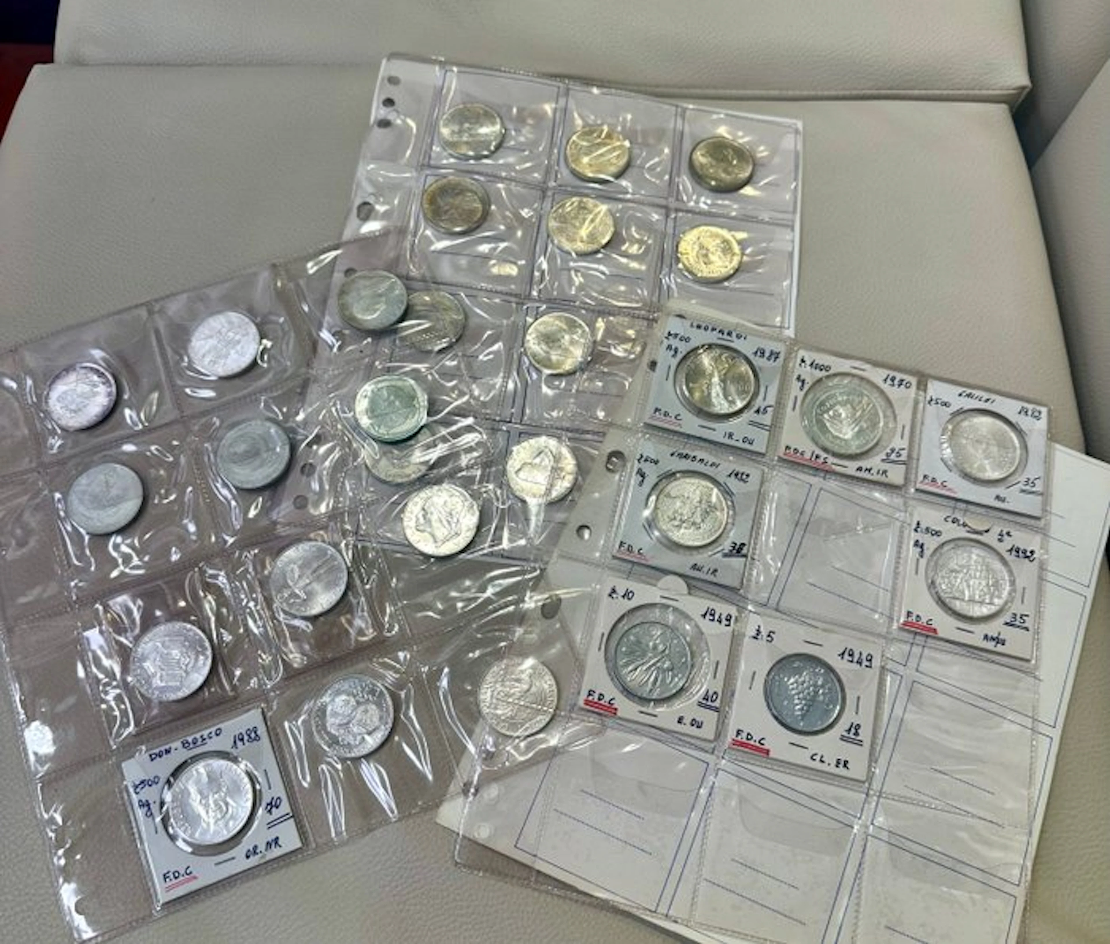 Italy. 500 Lire Collezione di 30 monete con Lire 500 in argento commemorative