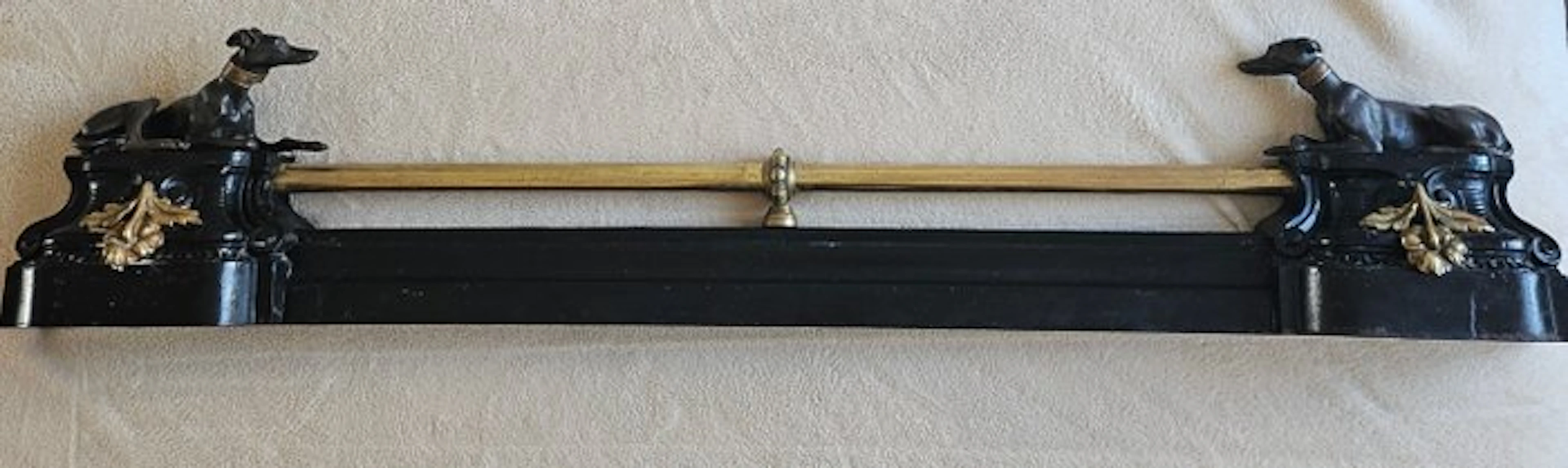 Fireplace accessory - Cast iron, Bronze, Brass - chimney bar