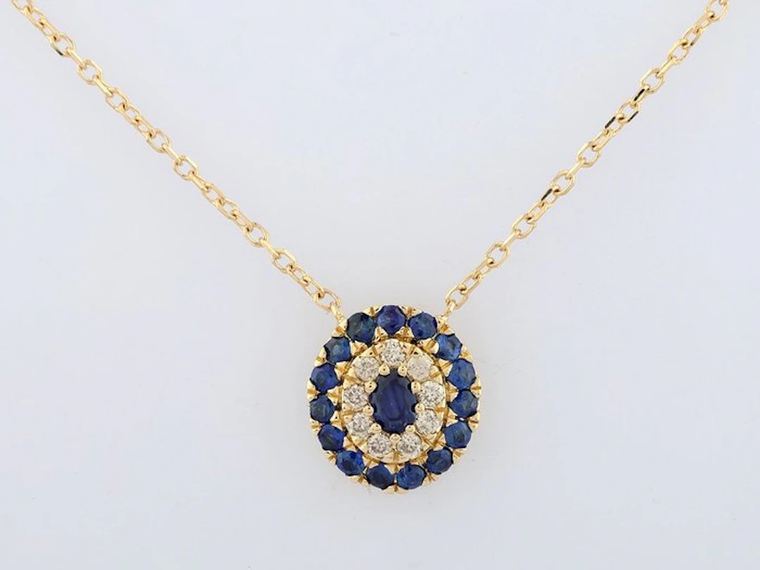No reserve price - Necklace with pendant - 14 kt