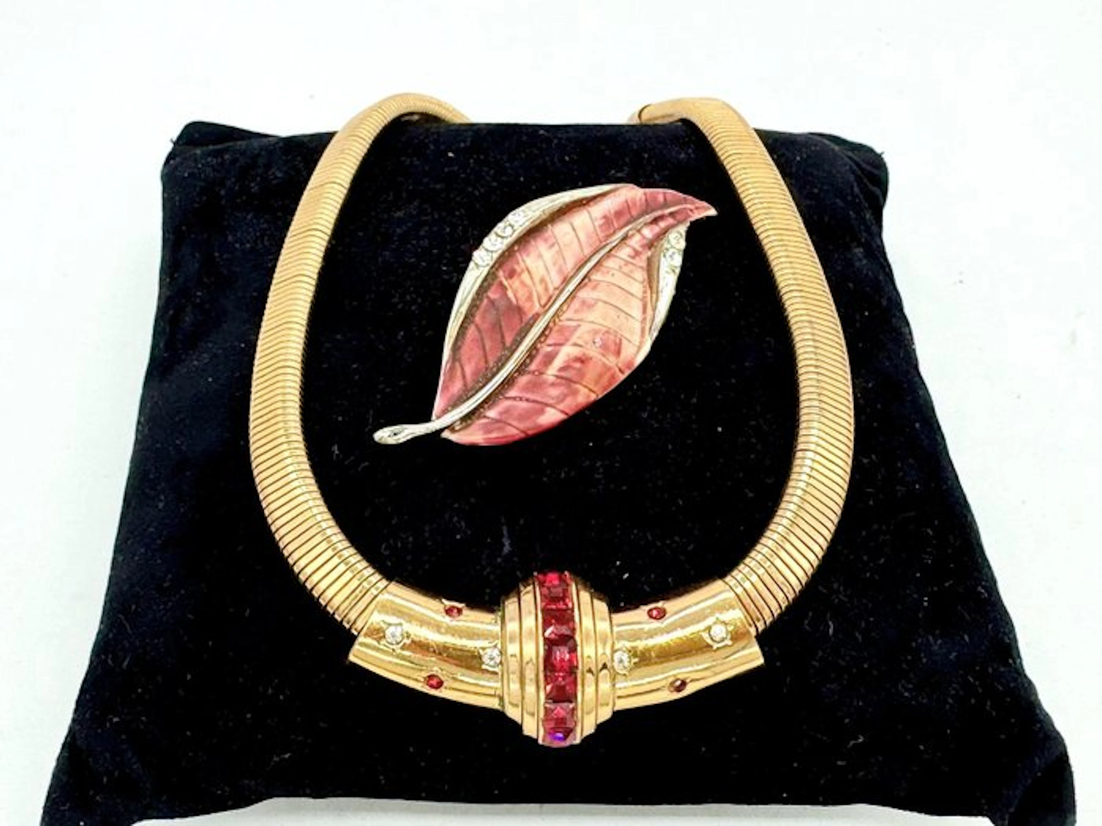 Coro - Gold-plated, Metal, Brooch and - Bracelet