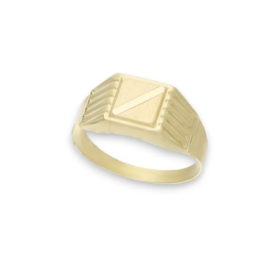 Ring - 18 kt. Yellow gold - Ring 18k 2.6g Unisex