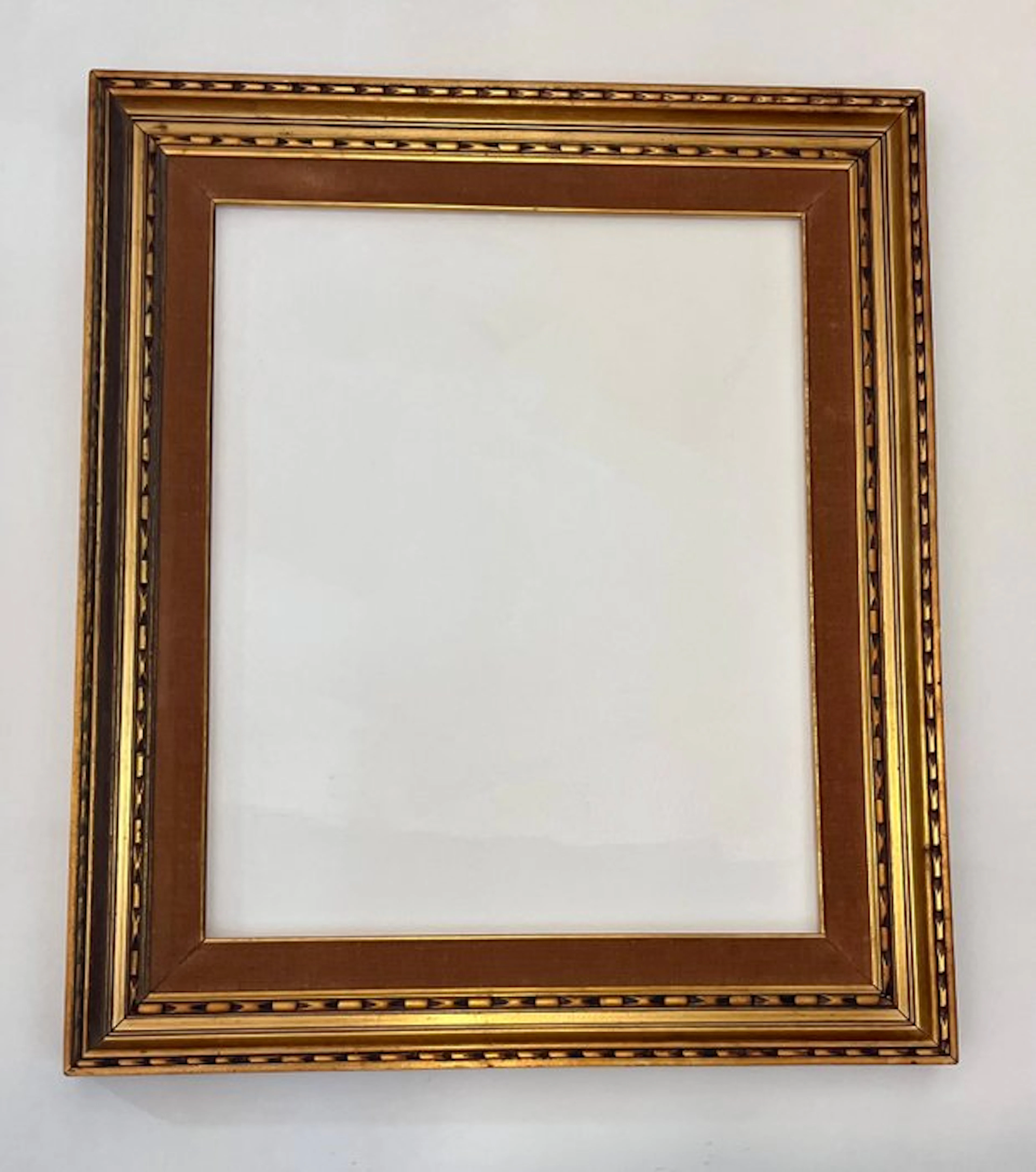 Frame - Gold leaf, Walnut - Gold leaf, 80x95, 1950
