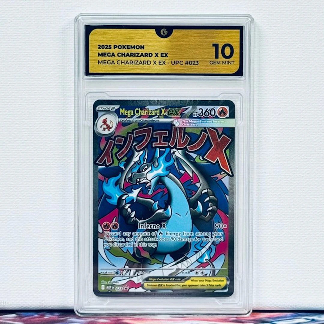 Pokémon Graded card - MEGA CHARIZARD X EX #023 2025...