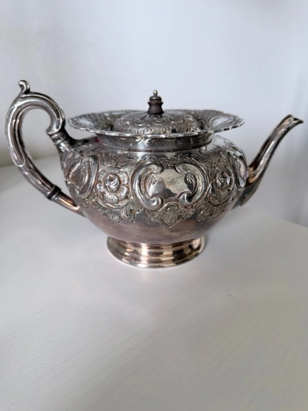 sheffield - edward Sheffield - Teapot - Metal - Antique English teapot