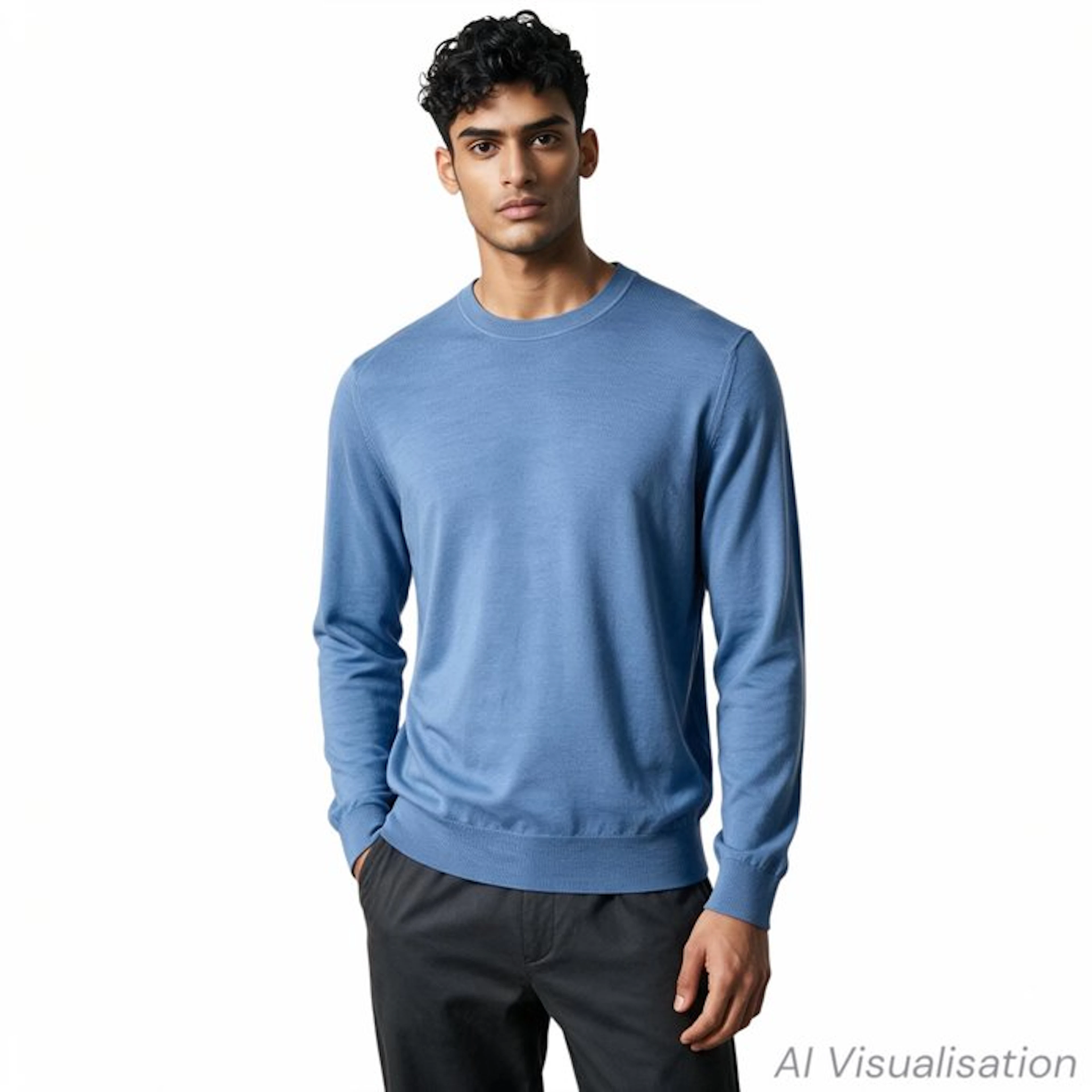 Drumohr - Size 48IT - Superfine 140s Merino Wool - Jumper - New with tags