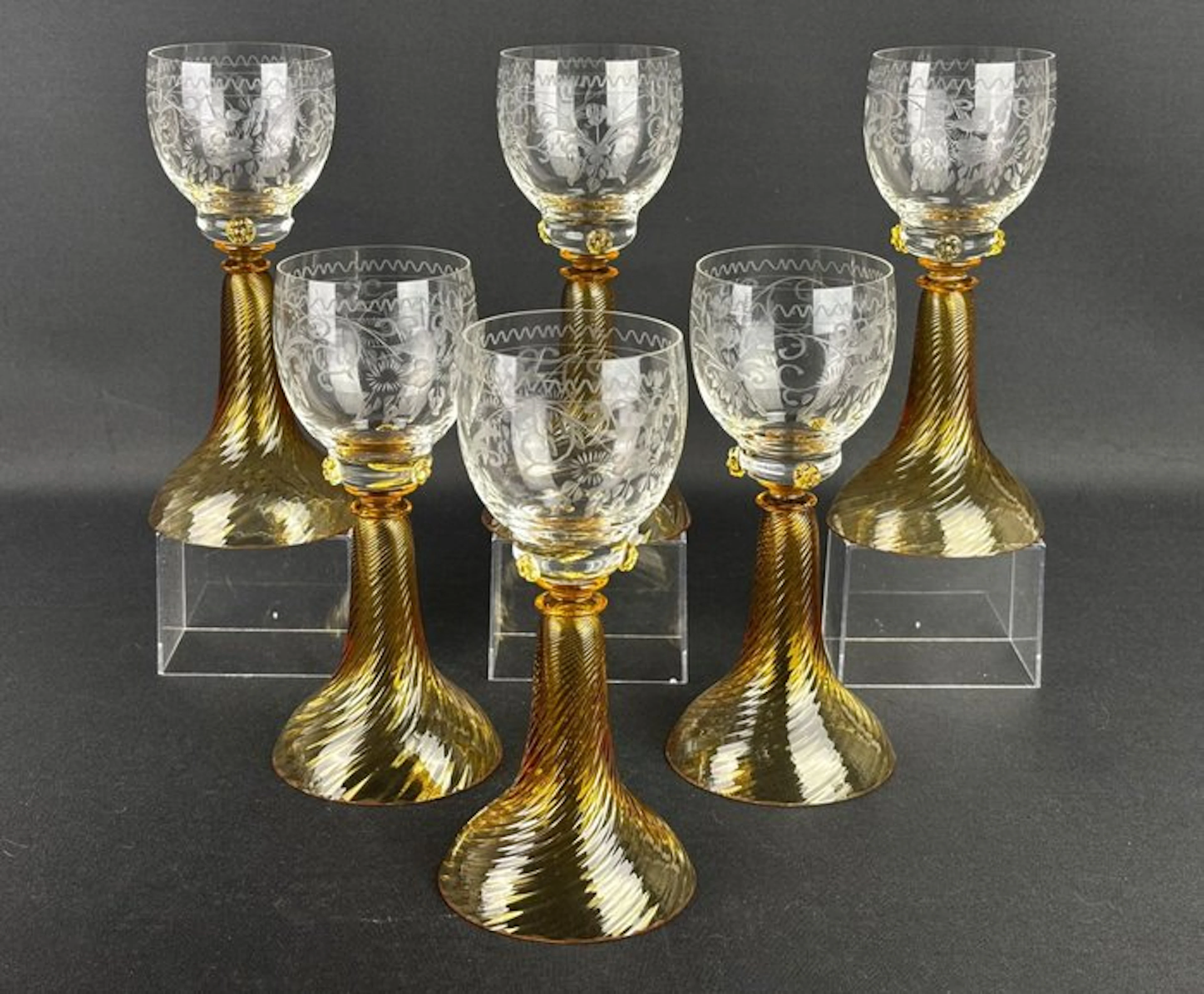 Theresienthal - Max Gangkofner - Drinking set for 6 (6)...