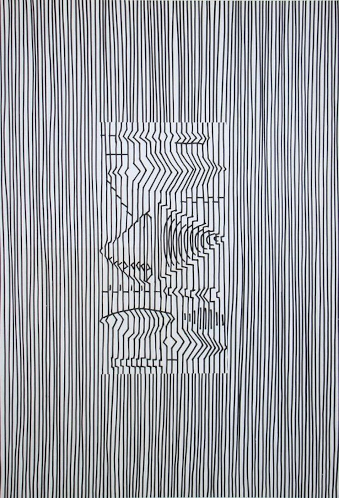 Victor Vasarely (1906-1997) - Cithare