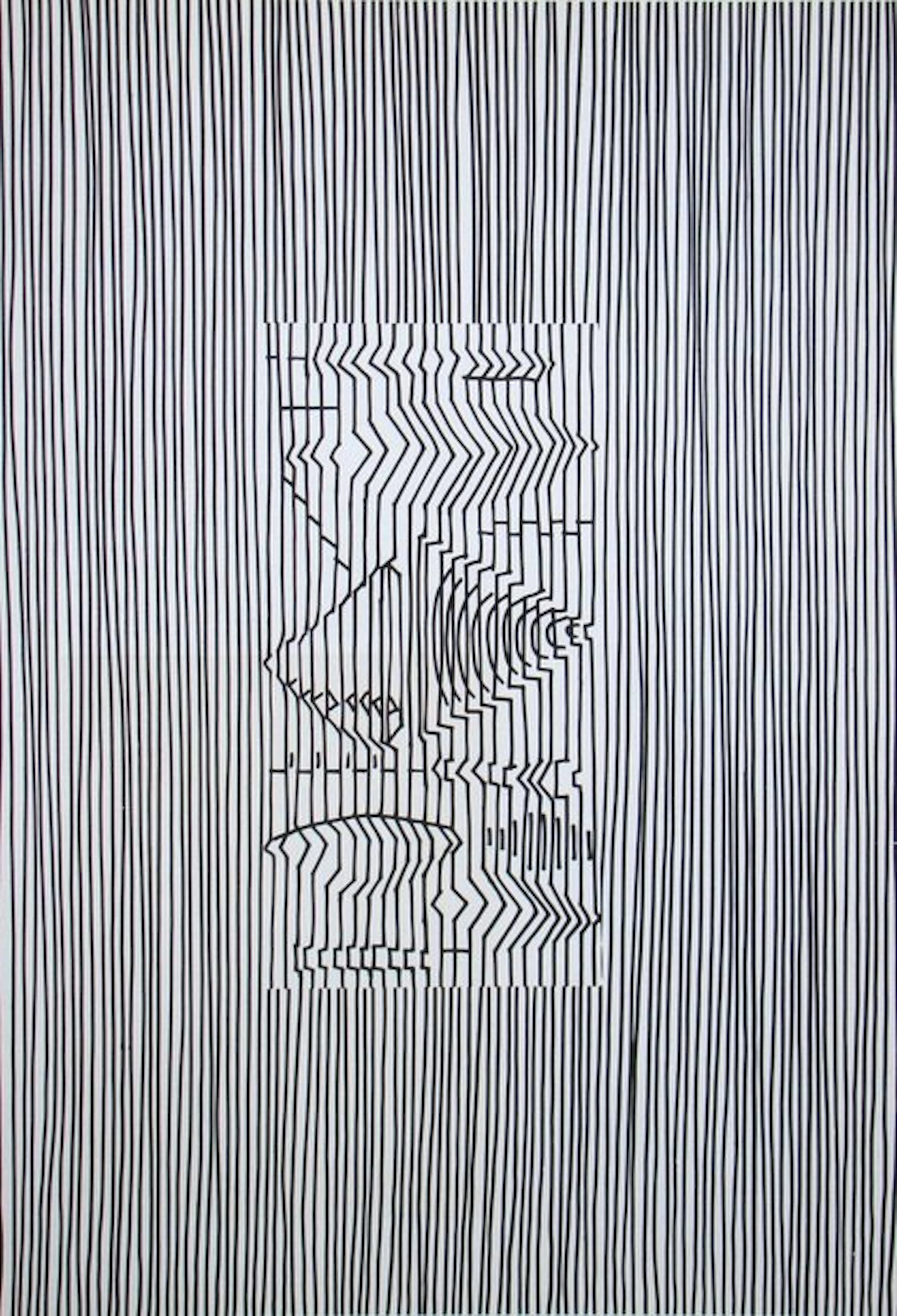 Victor Vasarely (1906-1997) - Cithare