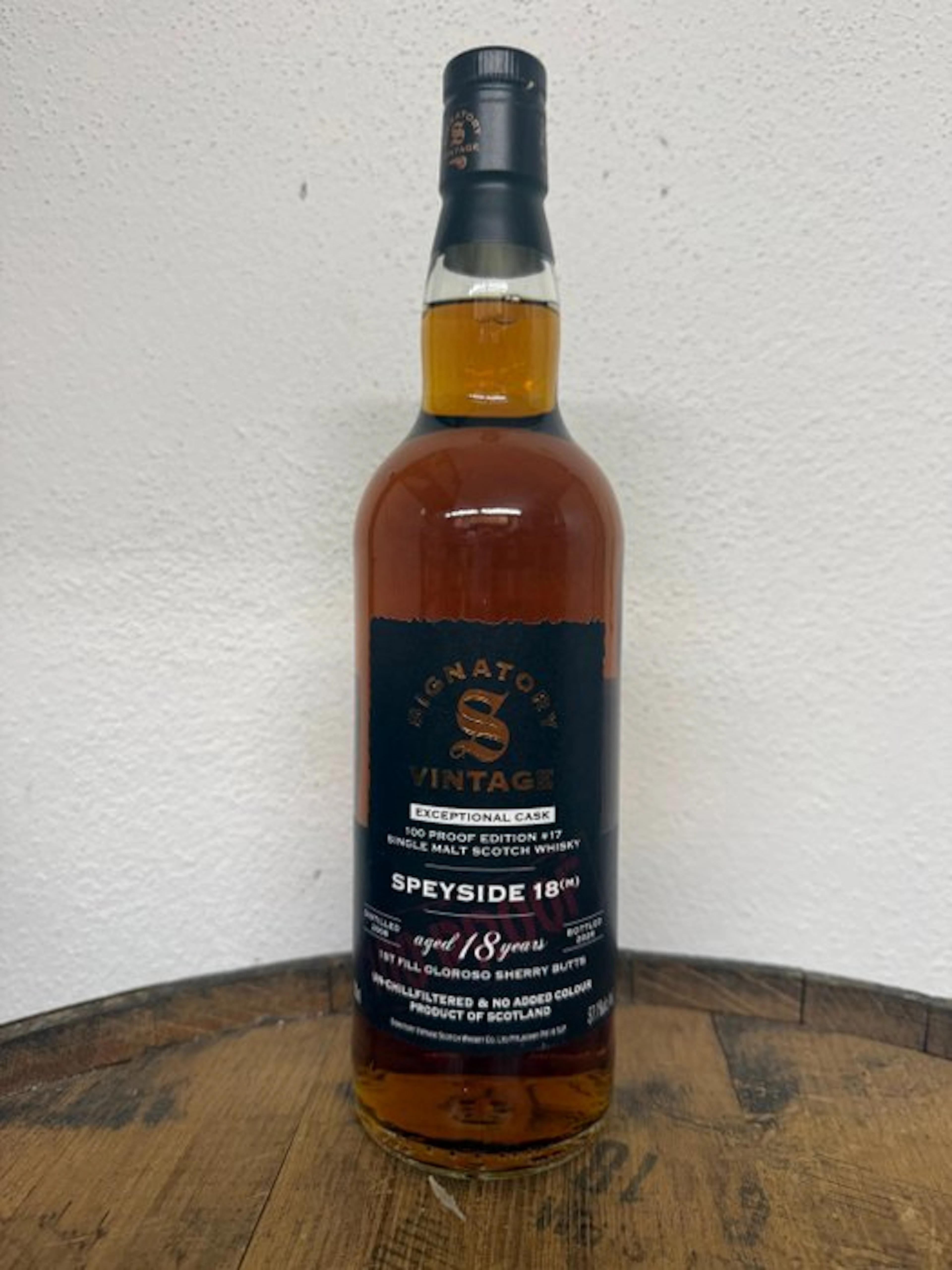 Speyside (M) 2008 18 years old Exceptional Cask - 100...