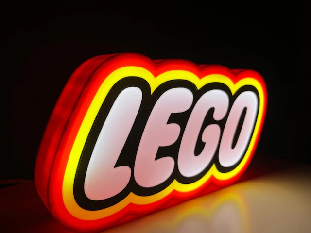 Table lamp - pla - LEGO LED lamp