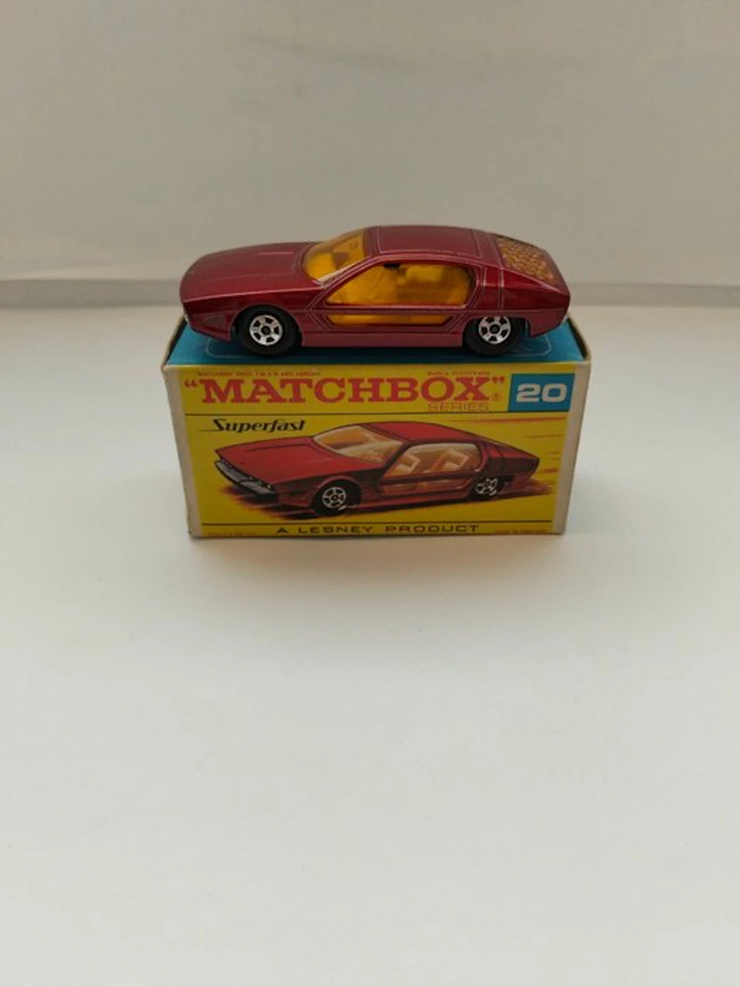 Matchbox 1:87 - Model car (2) - Lamborghini Marzal & F-box nr20 - Superfast No