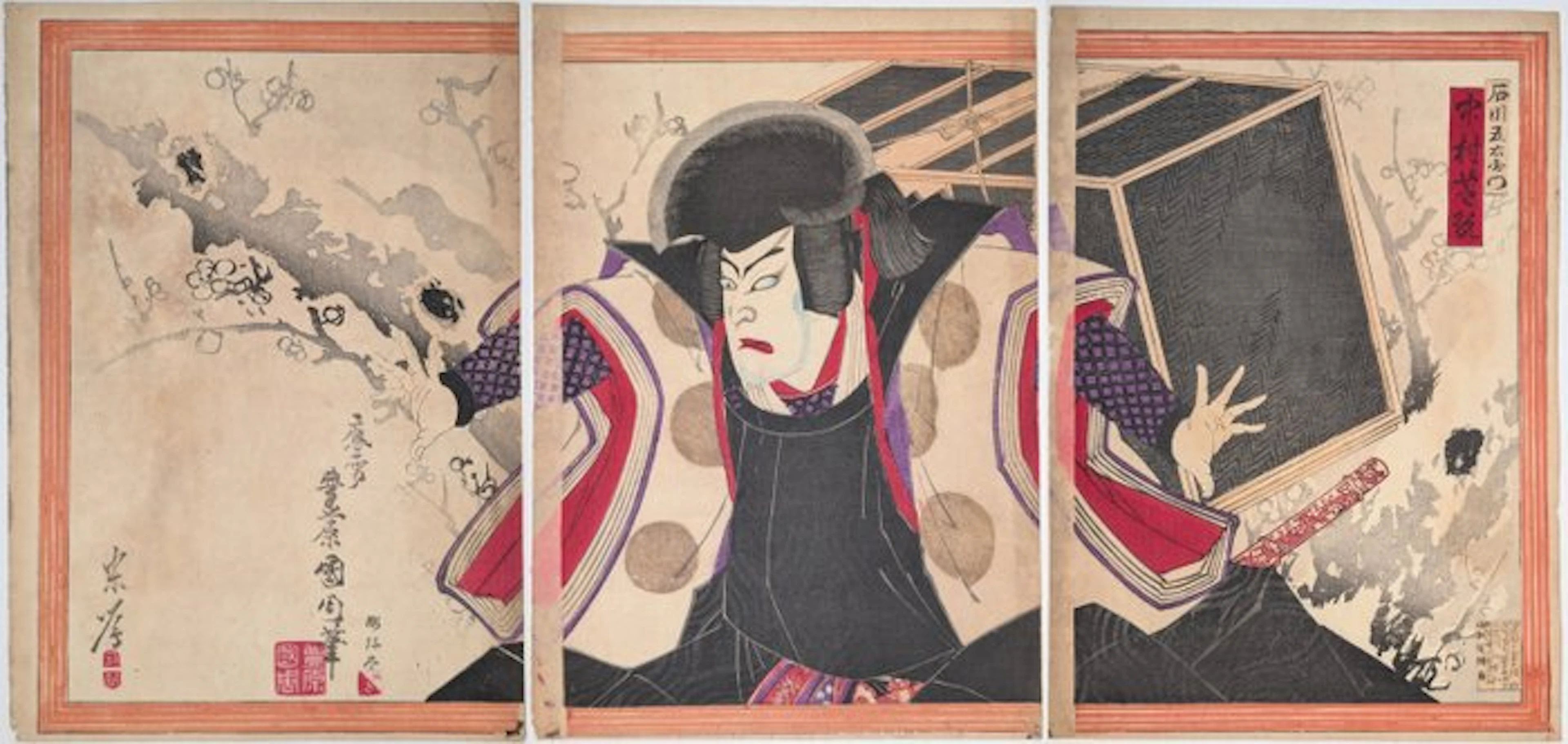 Kunichika · Nakamura Shikan IV as the master thief...