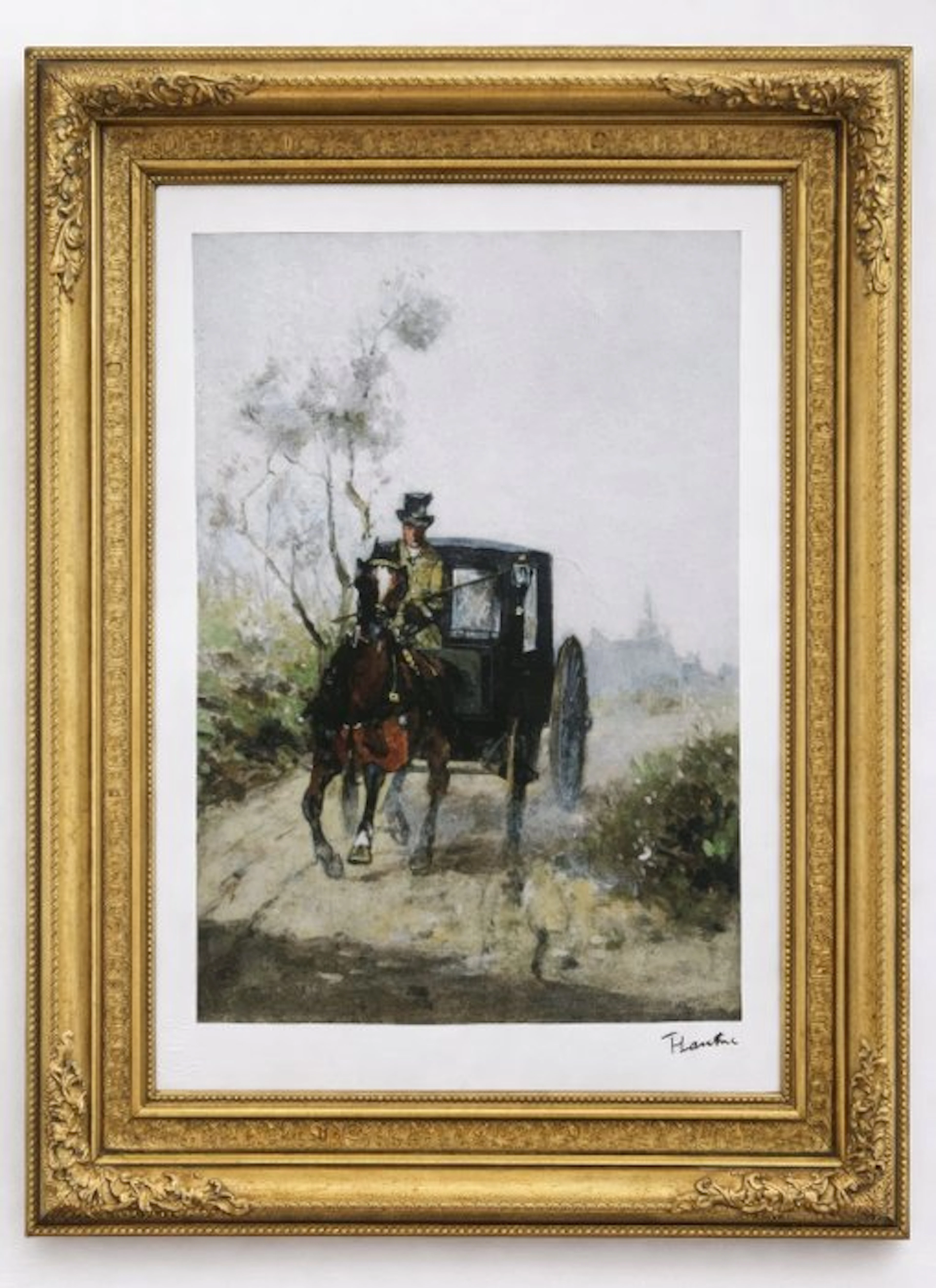 Henri de Toulouse-Lautrec (1864-1901) (after) - "Carriage, c.1881"