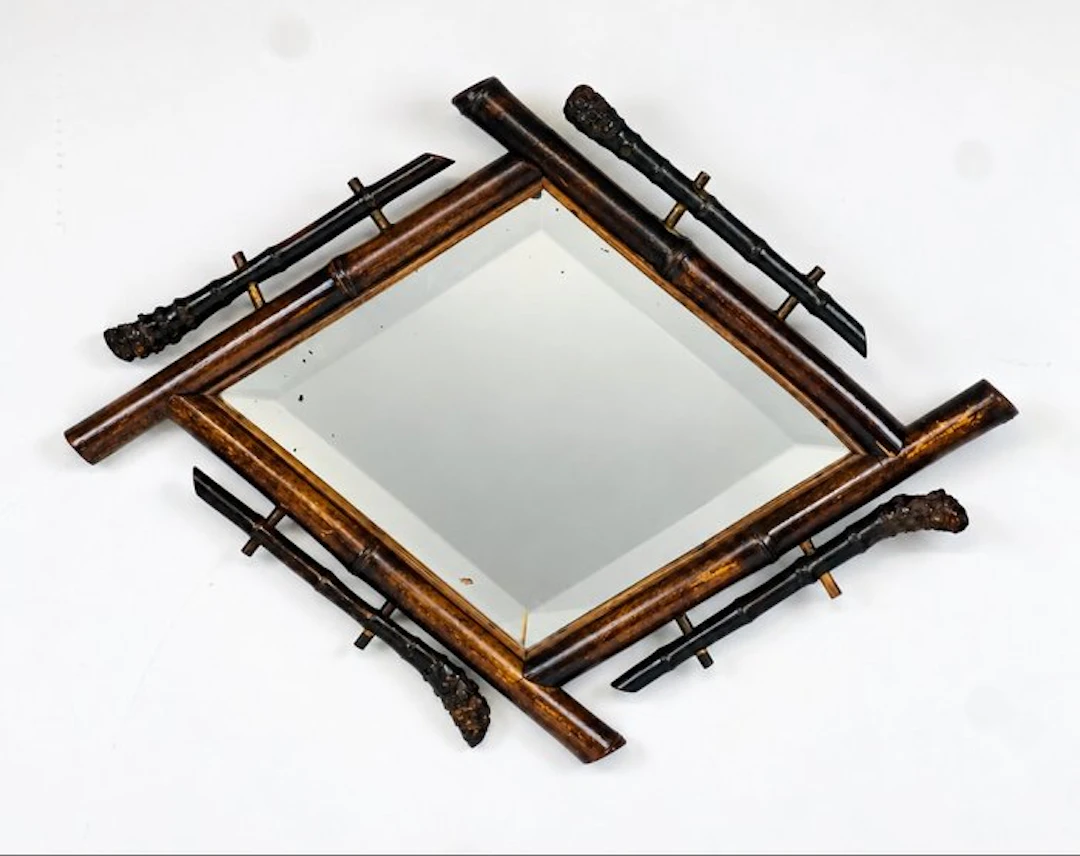 Wall mirror - Bamboo