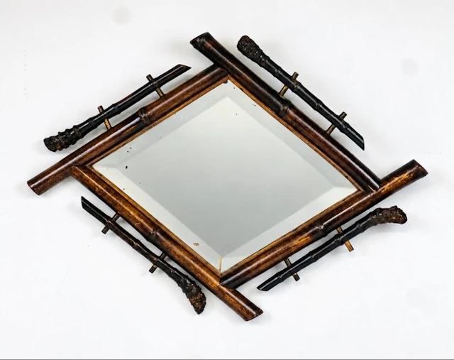 Wall mirror - Bamboo