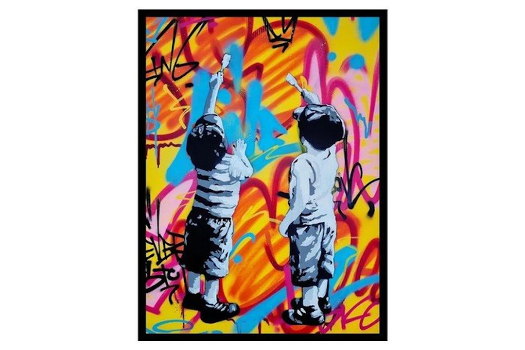 Asko - Young Vandals - XL Canvas - Handmade