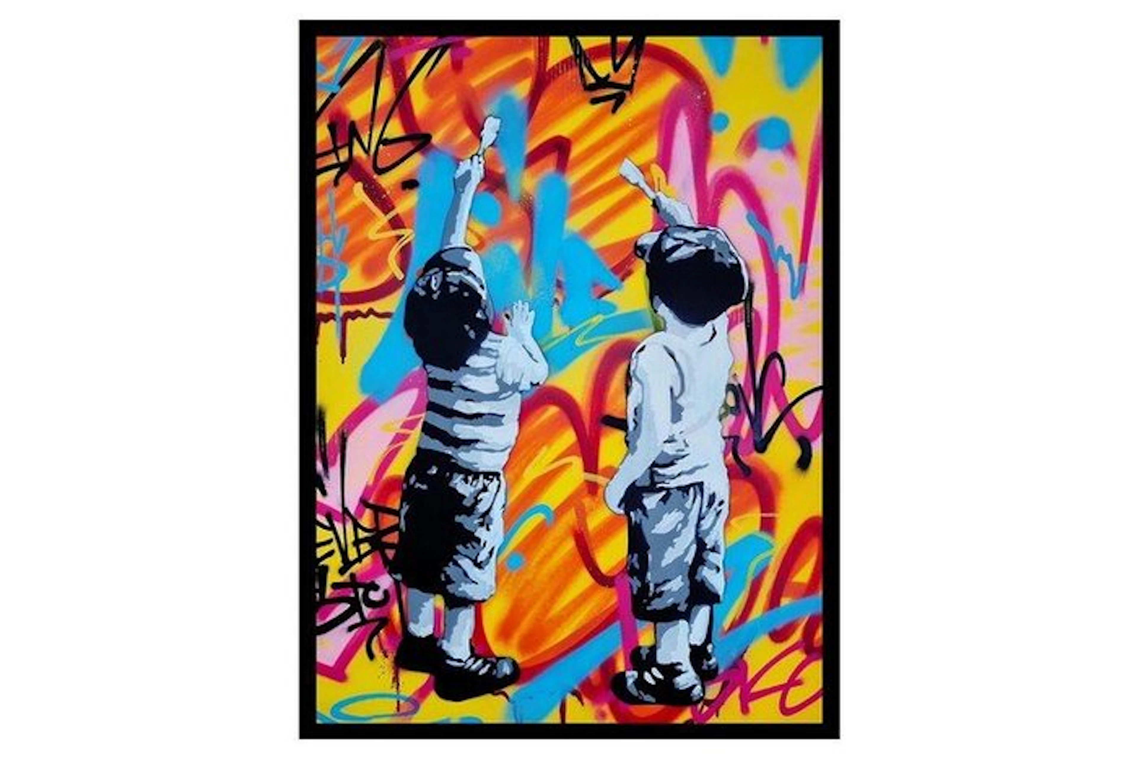 Asko - Young Vandals - XL Canvas - Handmade