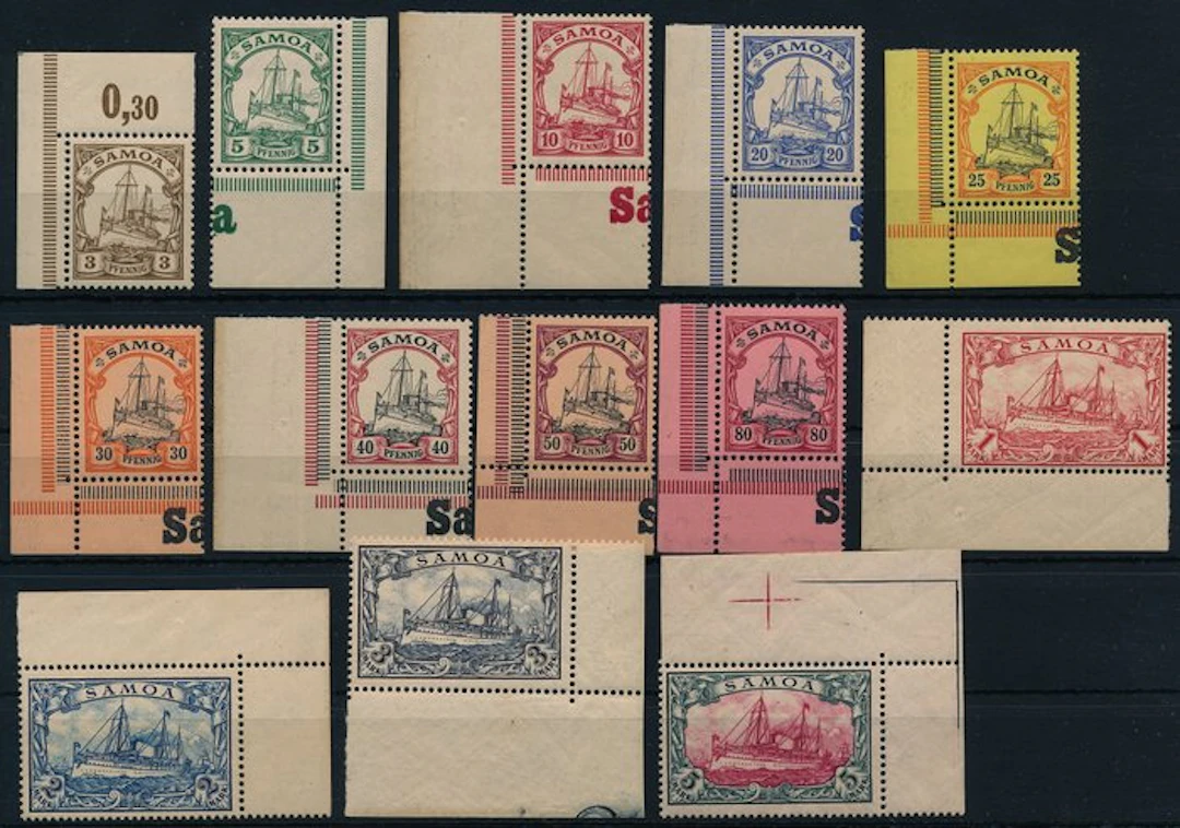 German Colonies - Samoa 1900 - Stamps