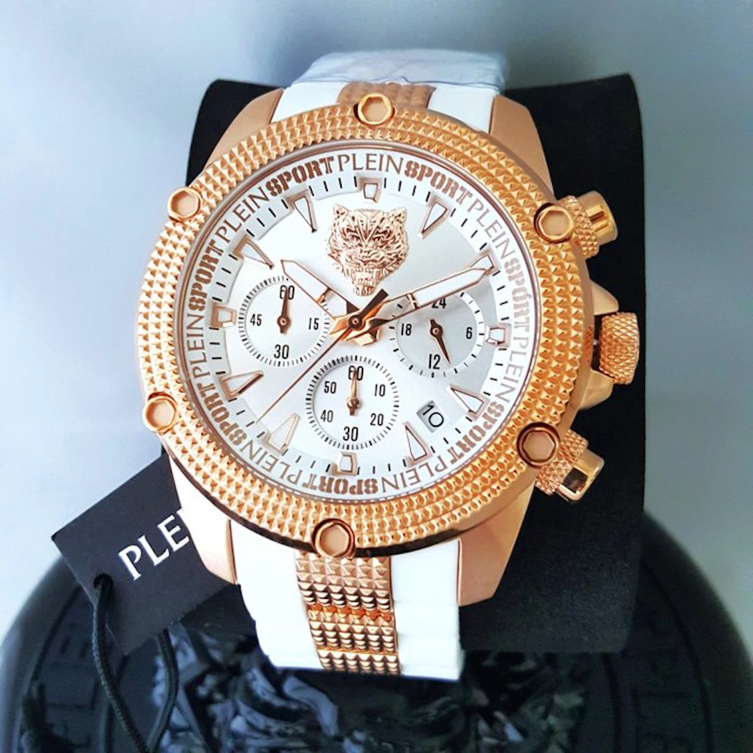 Philipp Plein - Chronograph - Gold - Skull Tiger - New...