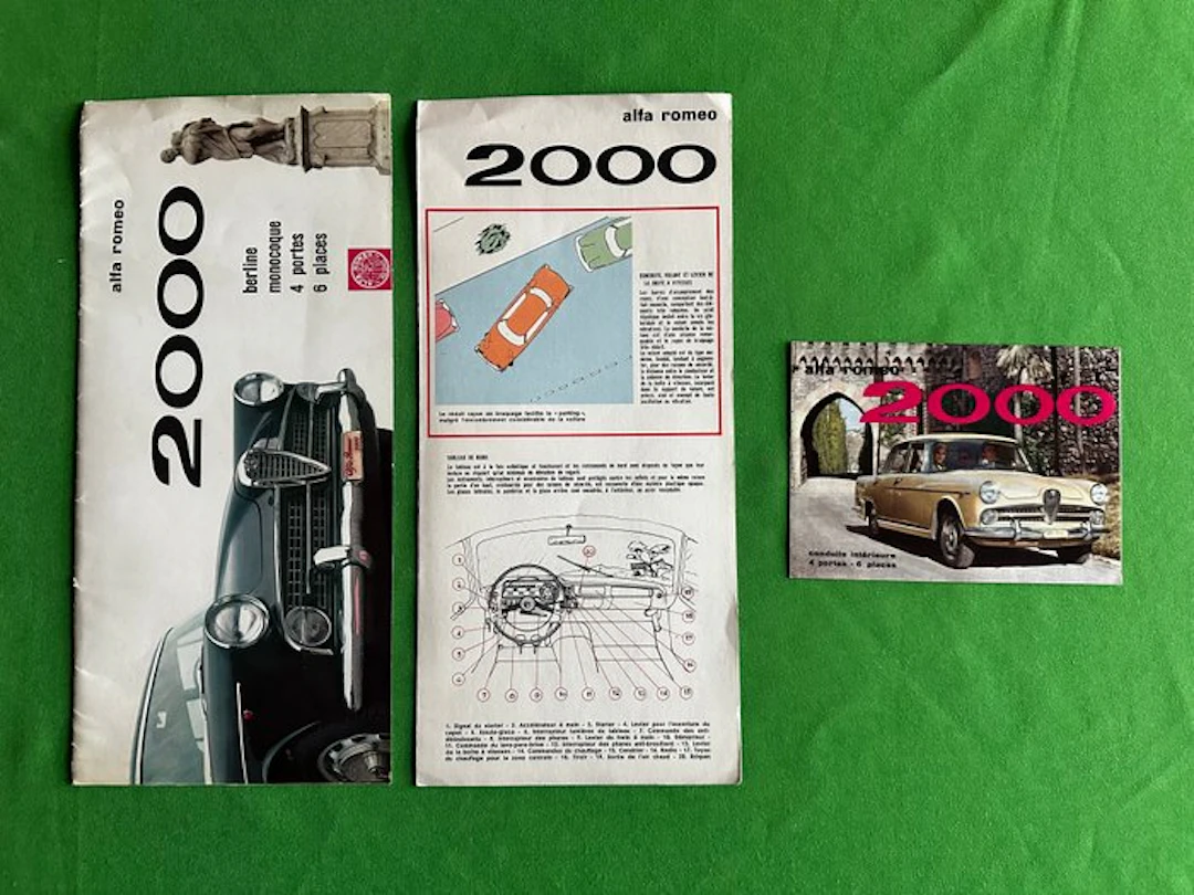 Brochure - Alfa Romeo - 2000 Berlina