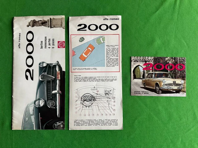 Brochure - Alfa Romeo - 2000 Berlina