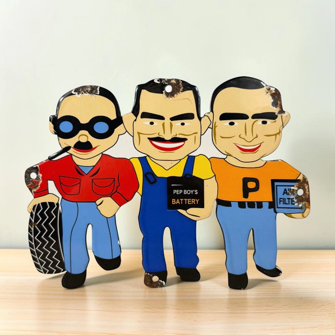 Pep Boys - Enamel plate - Enamel
