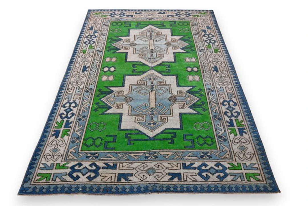 No reserve! Vintage Kazak - Rug - 185 cm - 125 cm - √ handmade √ certificate