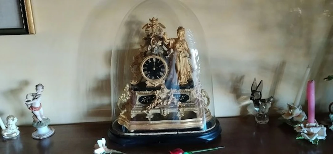 Table clock - Bronze - 1850-1900