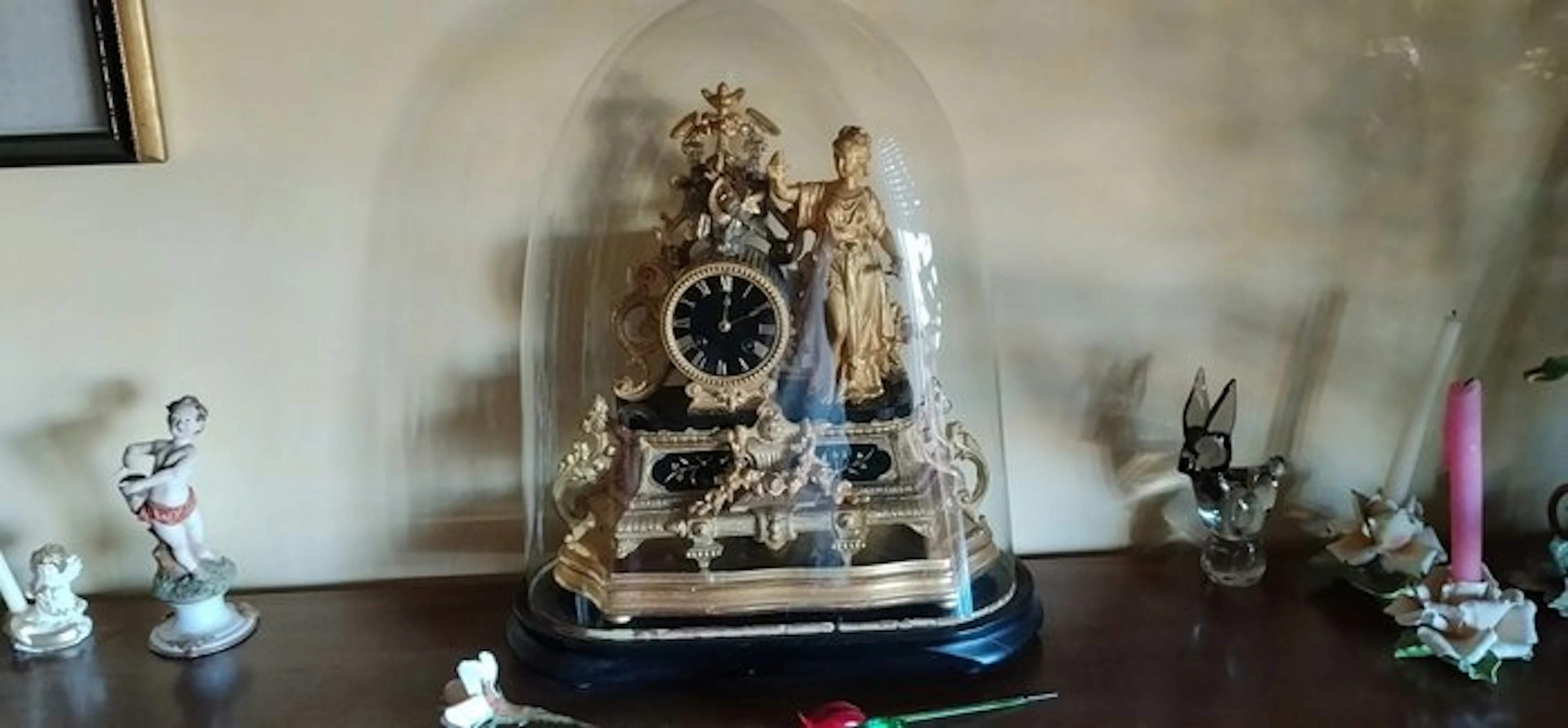 Table clock - Bronze - 1850-1900