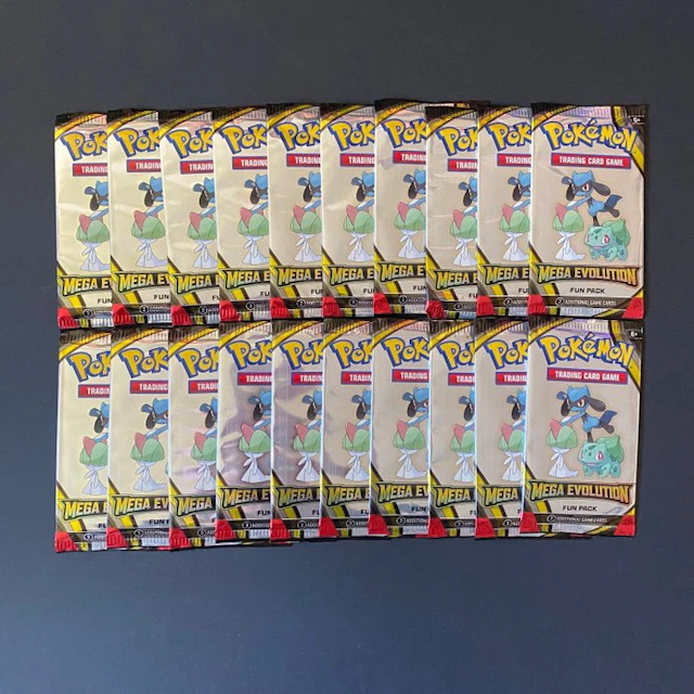 Pokémon - 20 Booster pack - 20x Mega Evolutions fun pack booster
