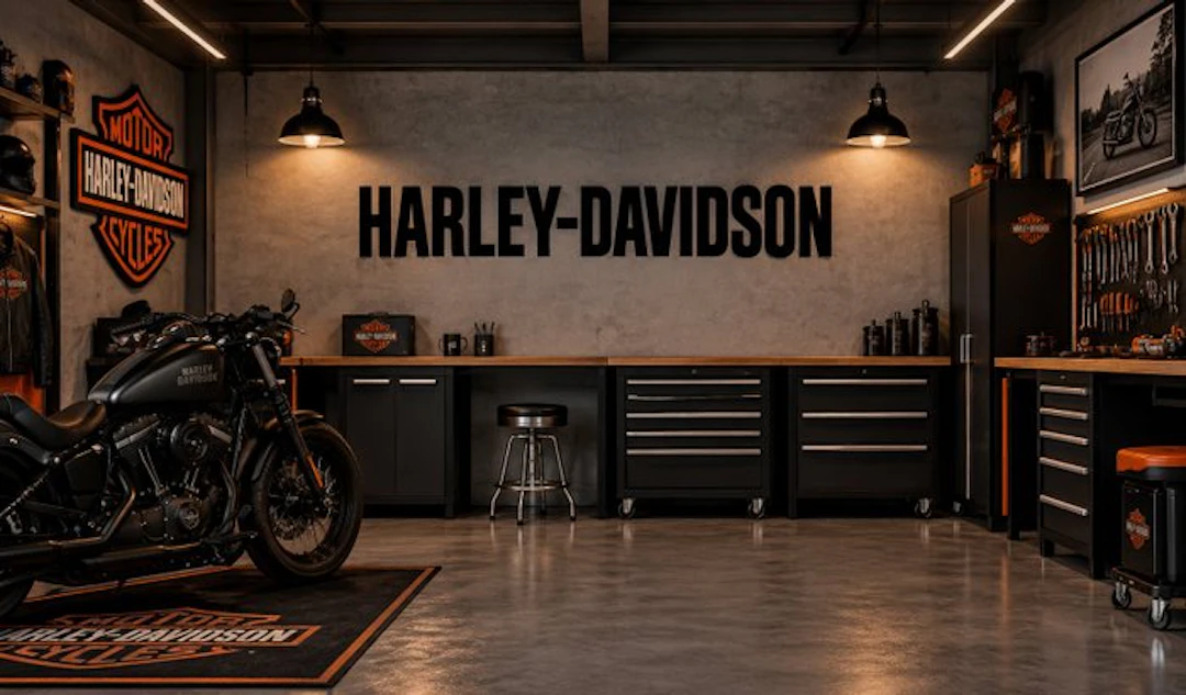Harley-Davidson - Harley-Davidson ABS sign 200 cm - Advertising sign - ABS