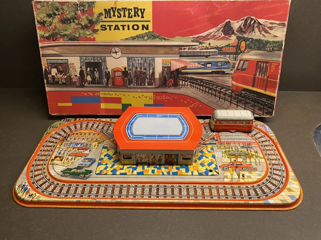 Technofix - Tin toy - Technofix Mystery Station - 1960-1970 - Germany