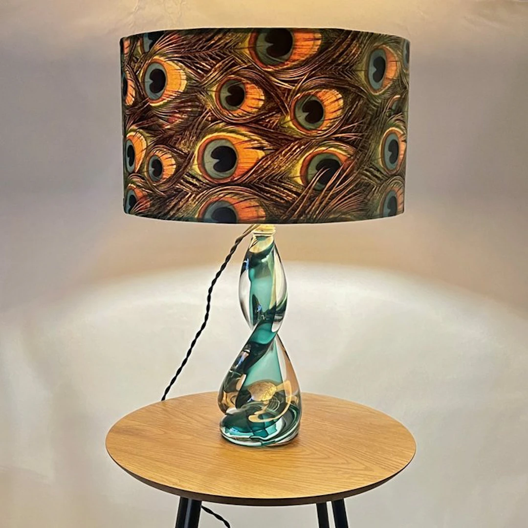 Val Saint Lambert - Val Saint Lambert - Buffet table lamp...